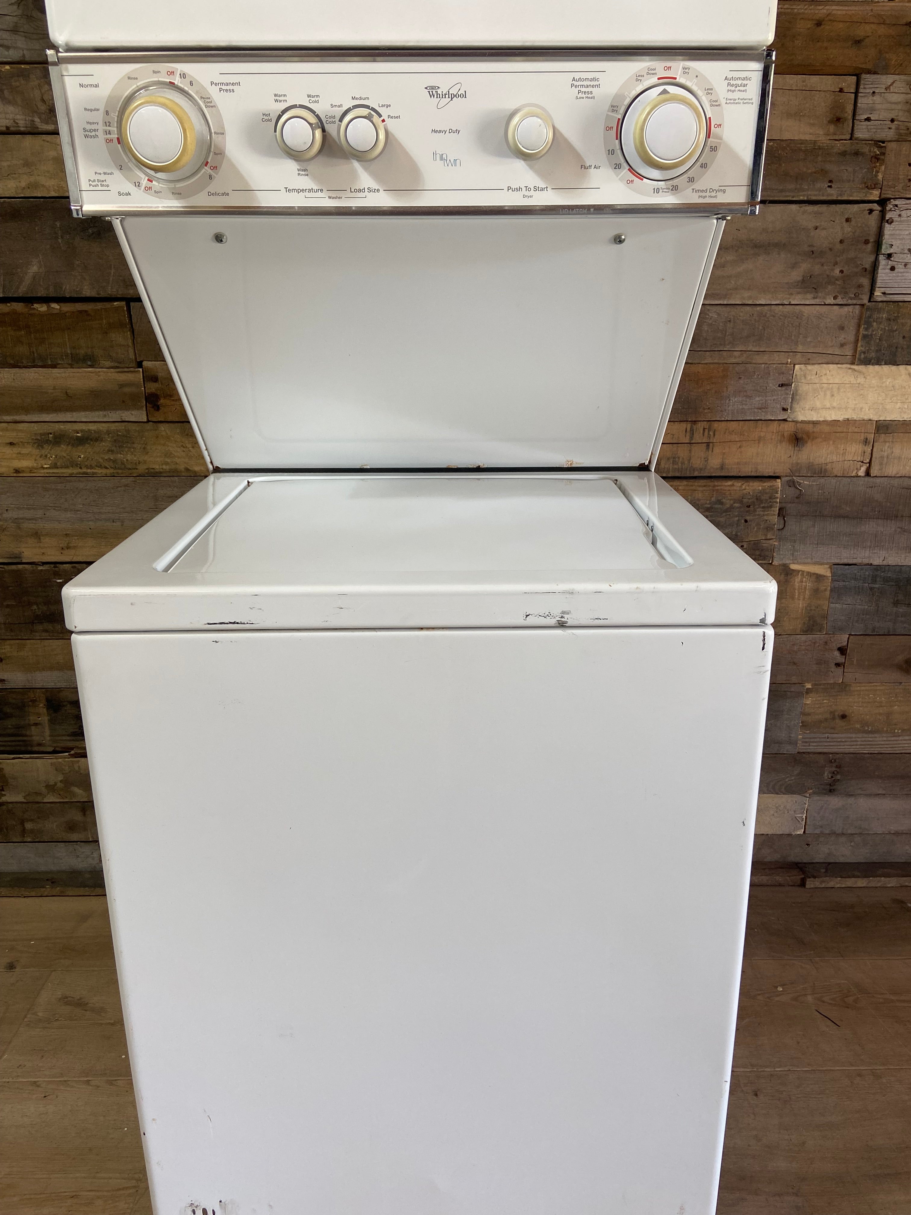 Whirlpool ThinTwin washer & Dryer Stackable