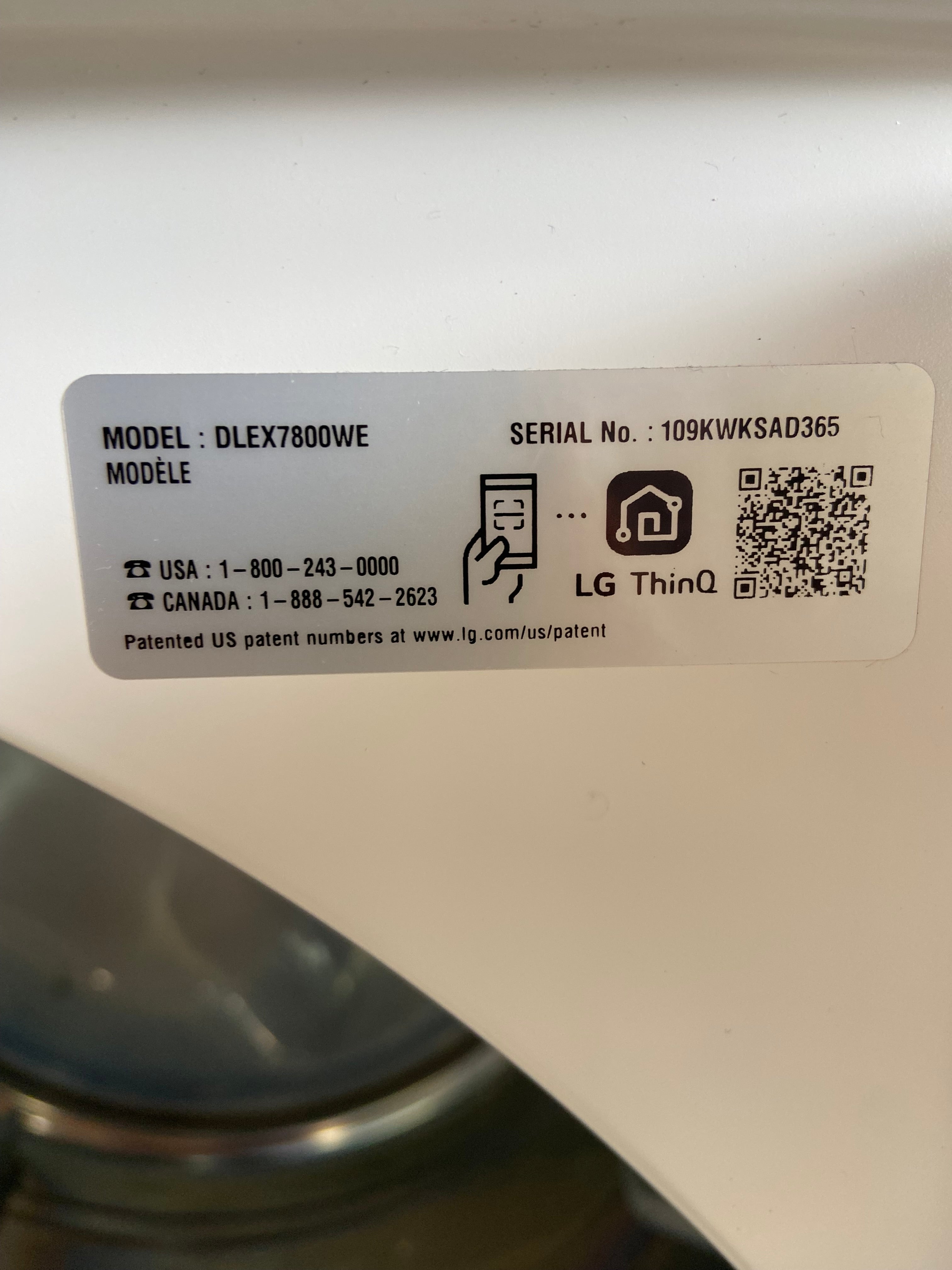 Lg Large Capacity Top Load Set (Agitator)