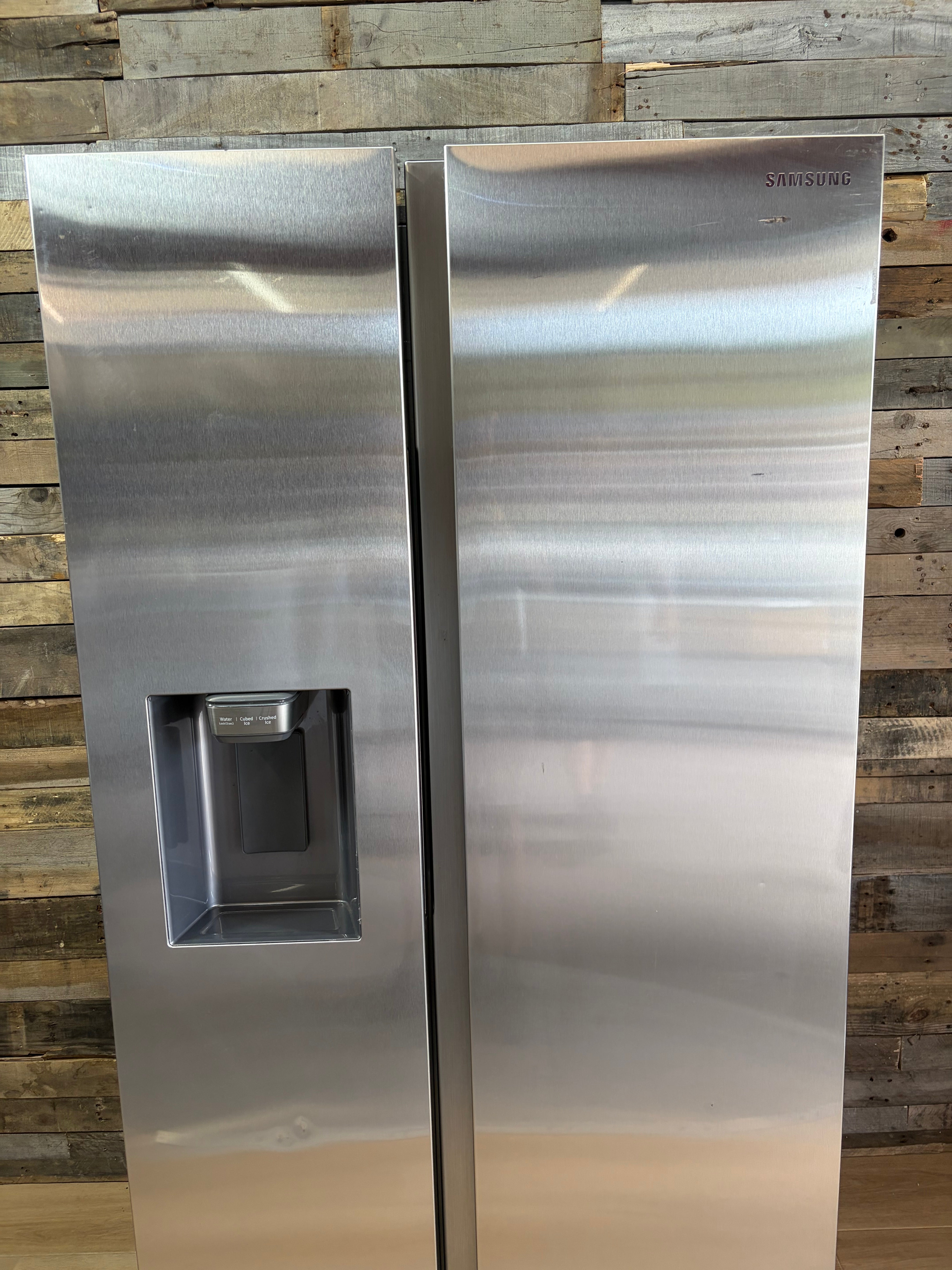 Samsung 22-cu. ft. Side-by-Side Counter-Depth Smart Refrigerator with All-Around Cooling