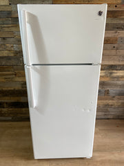 GE White Top/Bottom Refrigerator