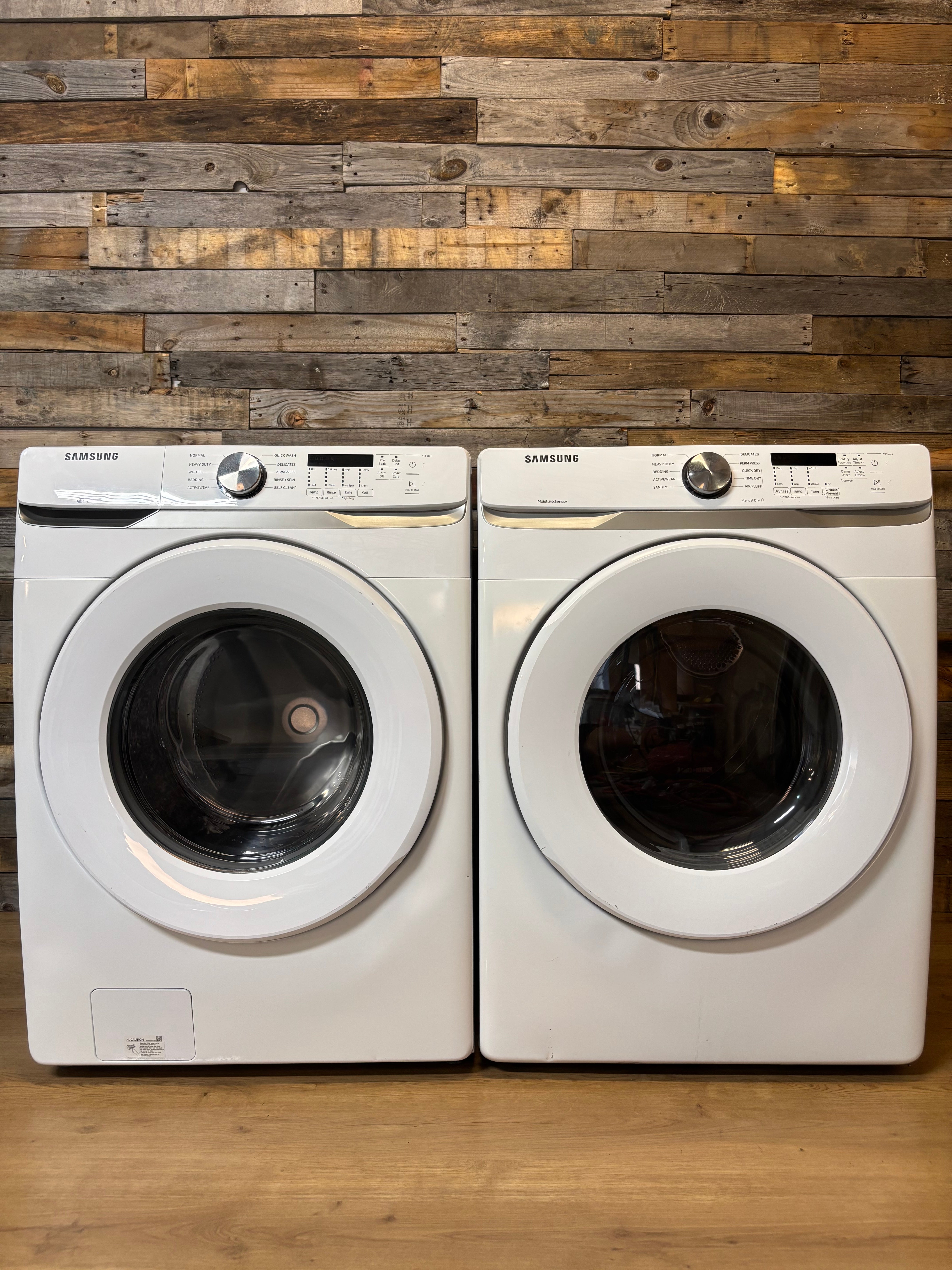 Samsung White Front Load Set