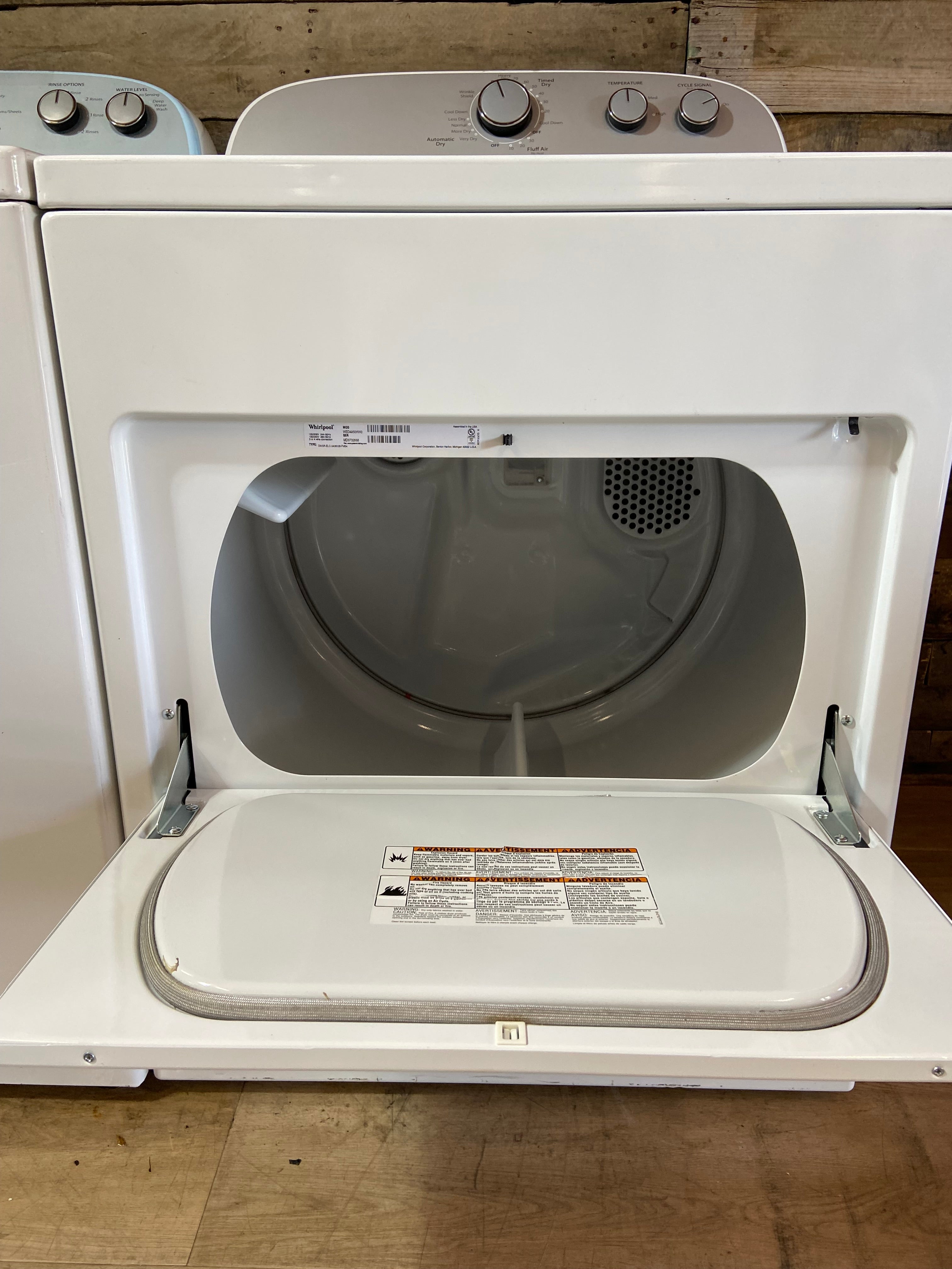 Whirlpool Top Load Washer & Dryer Set