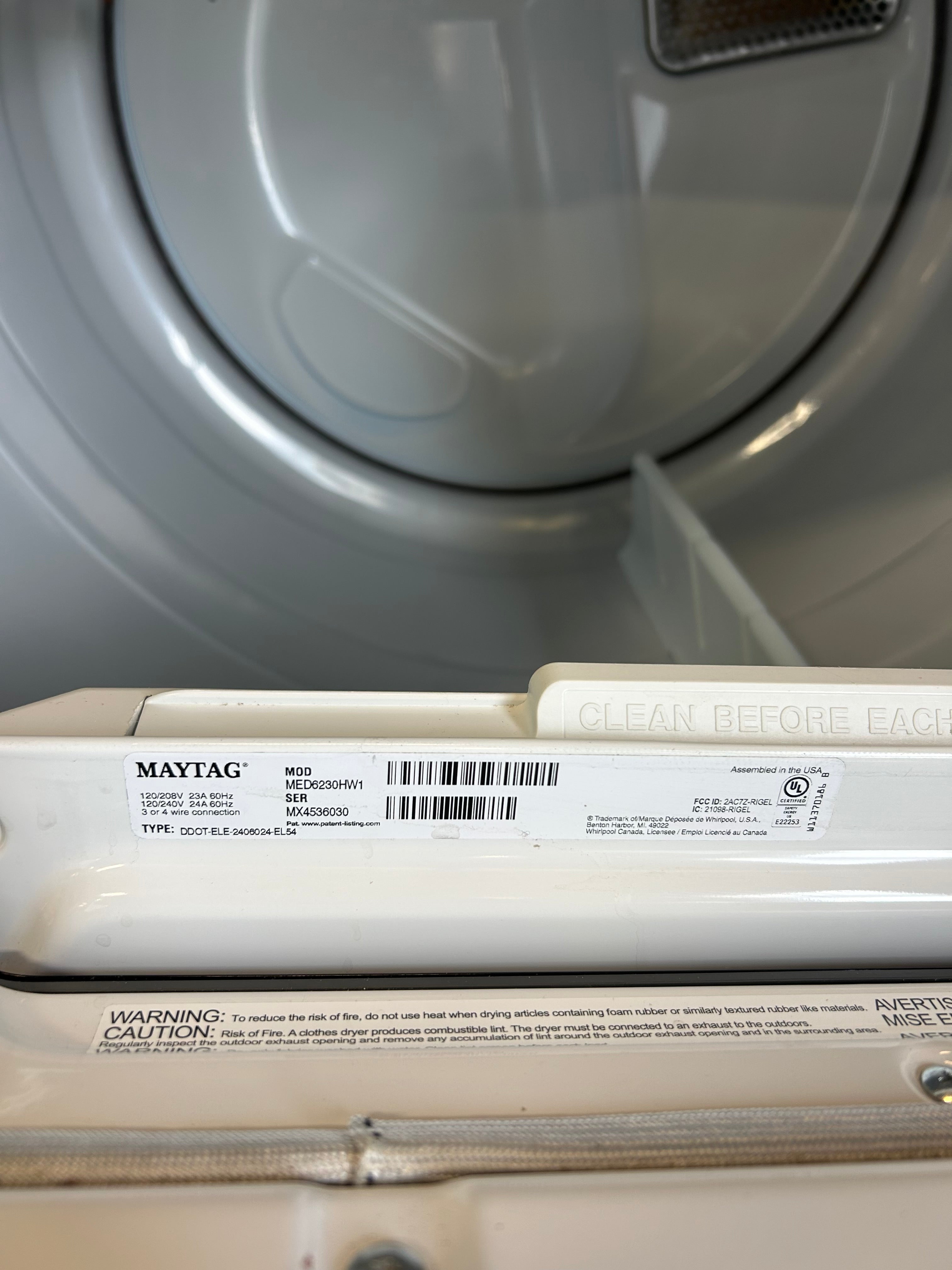 Maytag Extra Power Glass Top Set