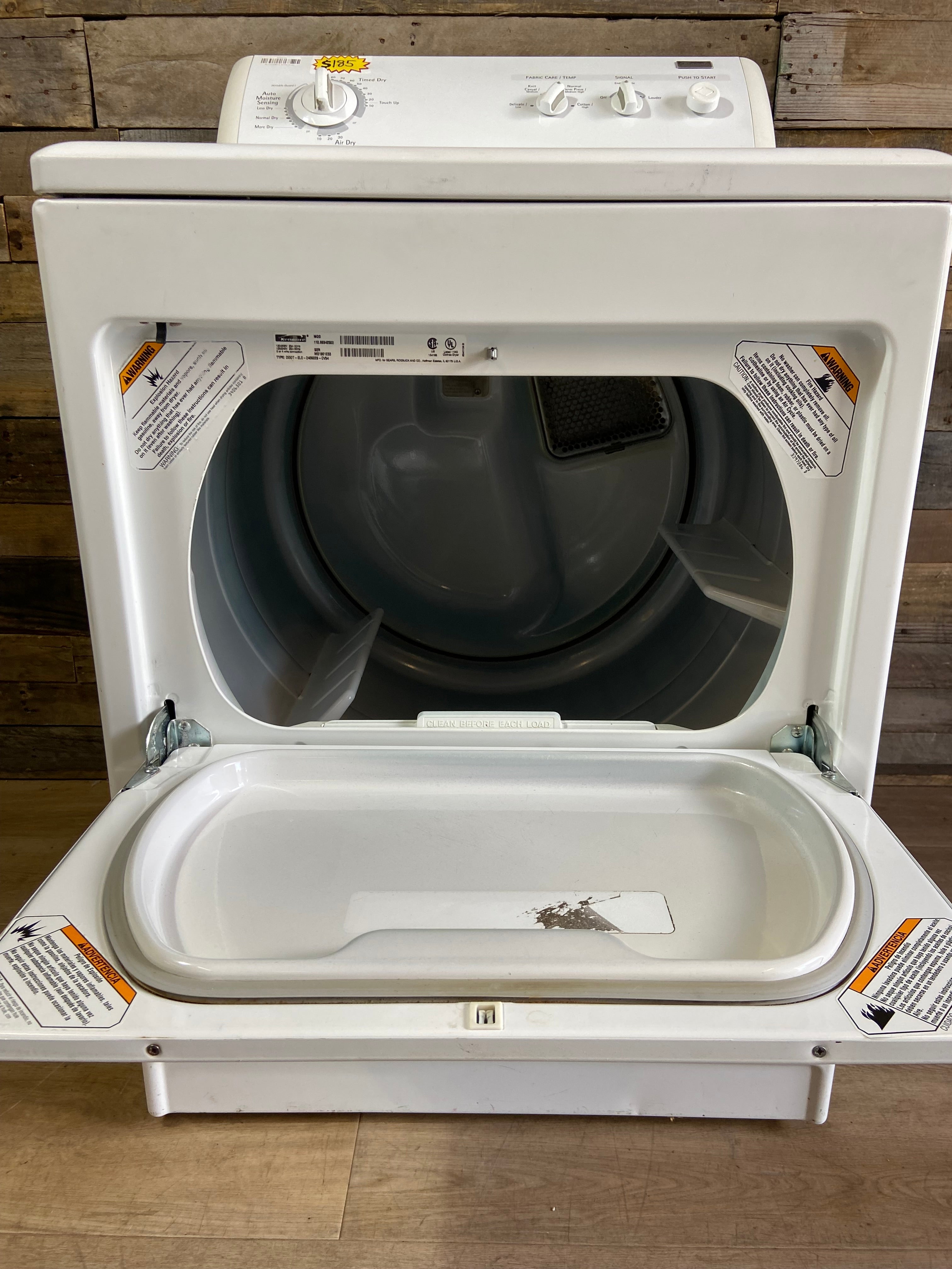 Kenmore White Dryer