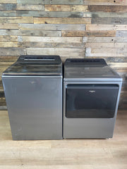 Whirlpool Grey Load & Go Washer Dryer Set with 2-in-1 Removable Agitator