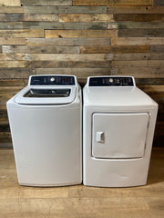 Frigidaire MaxFill Top Load Glass Lid Washer & Dryer Set