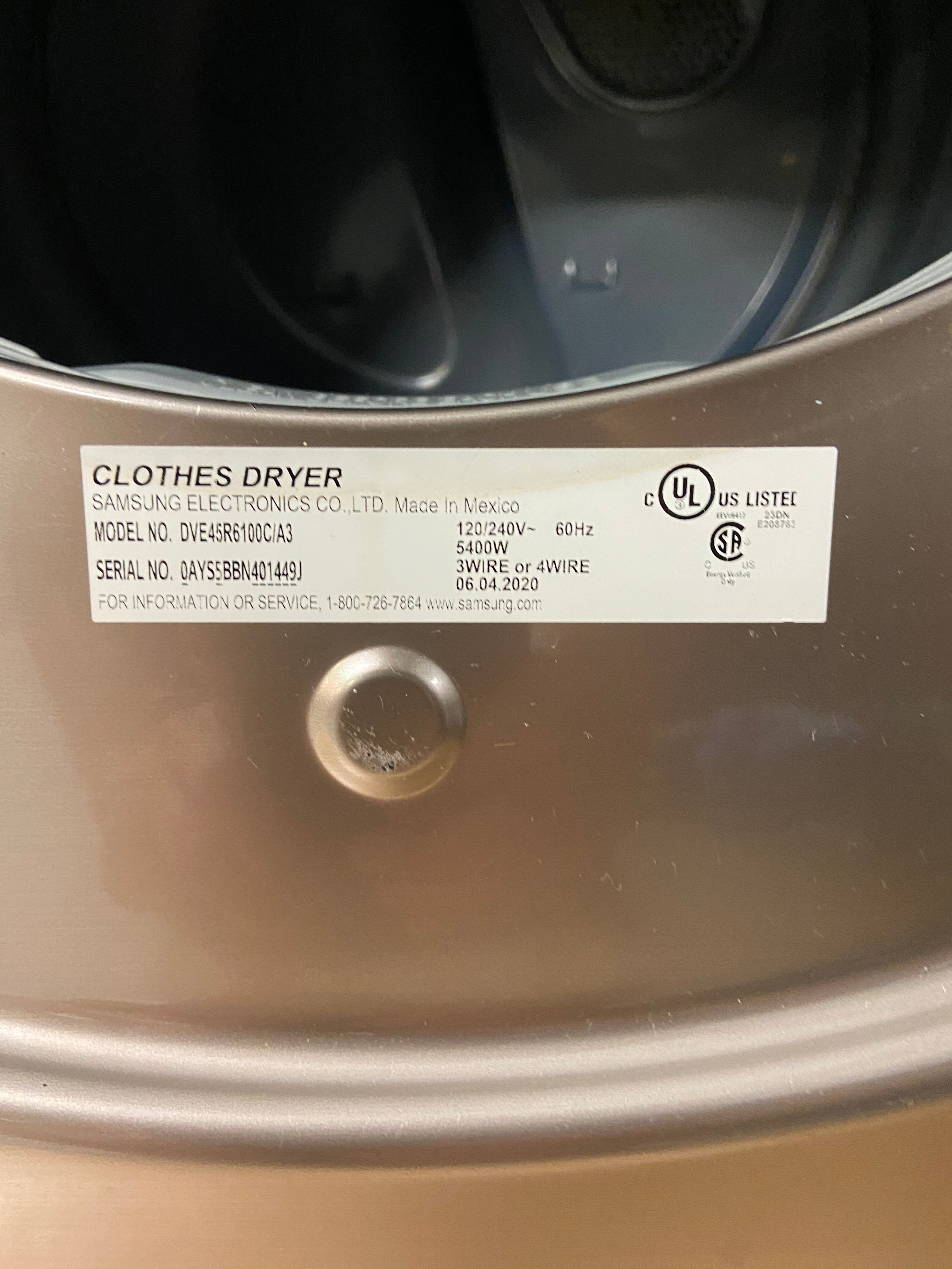 Samsung Copper Front Load Set