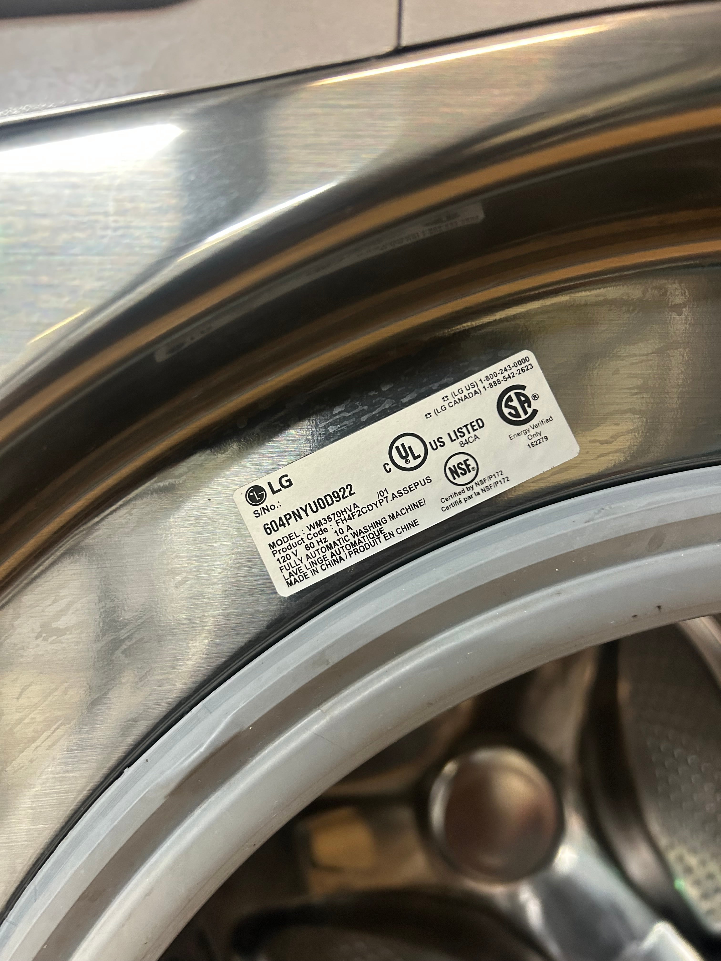 LG Silver Direct Drive Front Load Washer Set