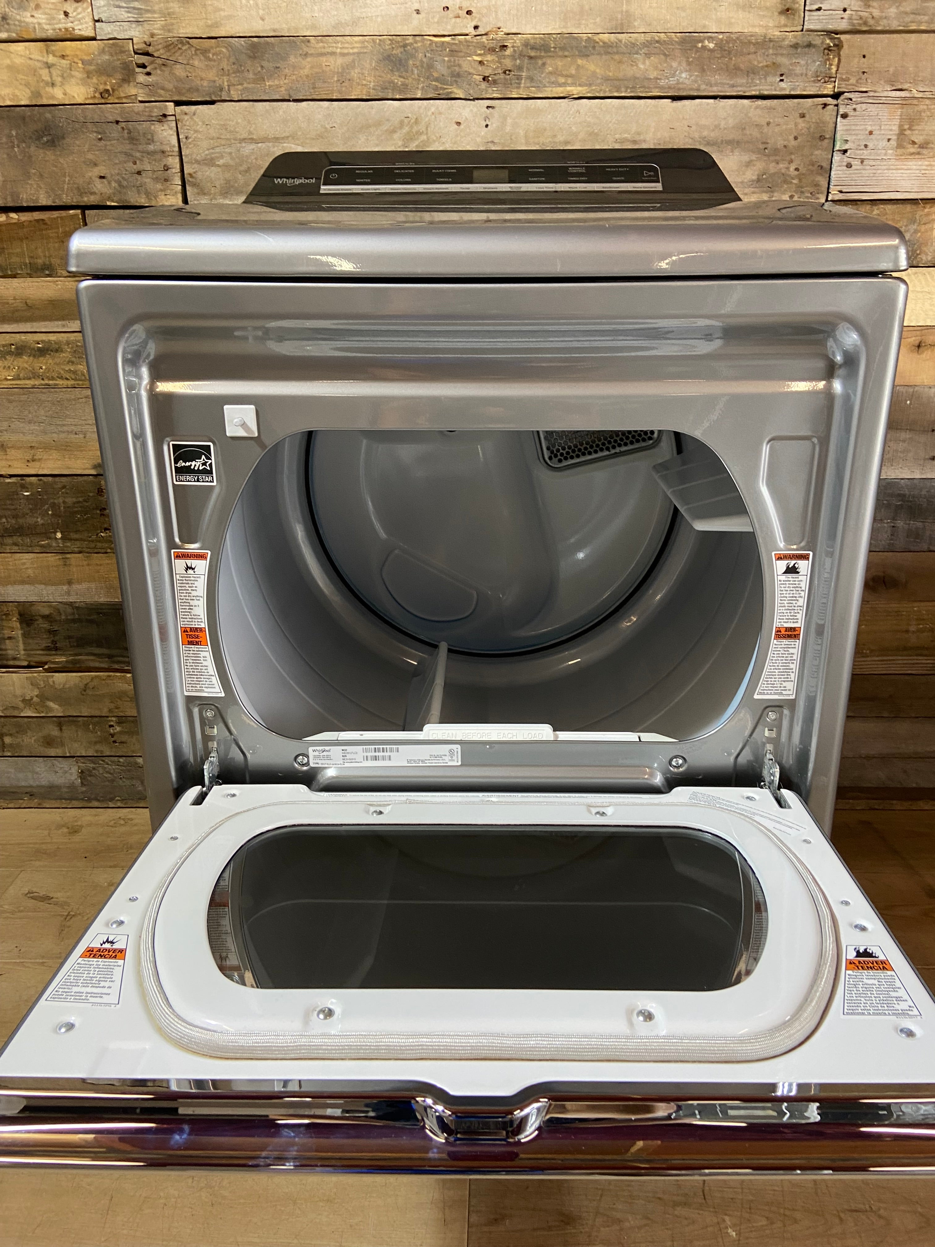 Whirlpool Grey Large Capacity Dryer