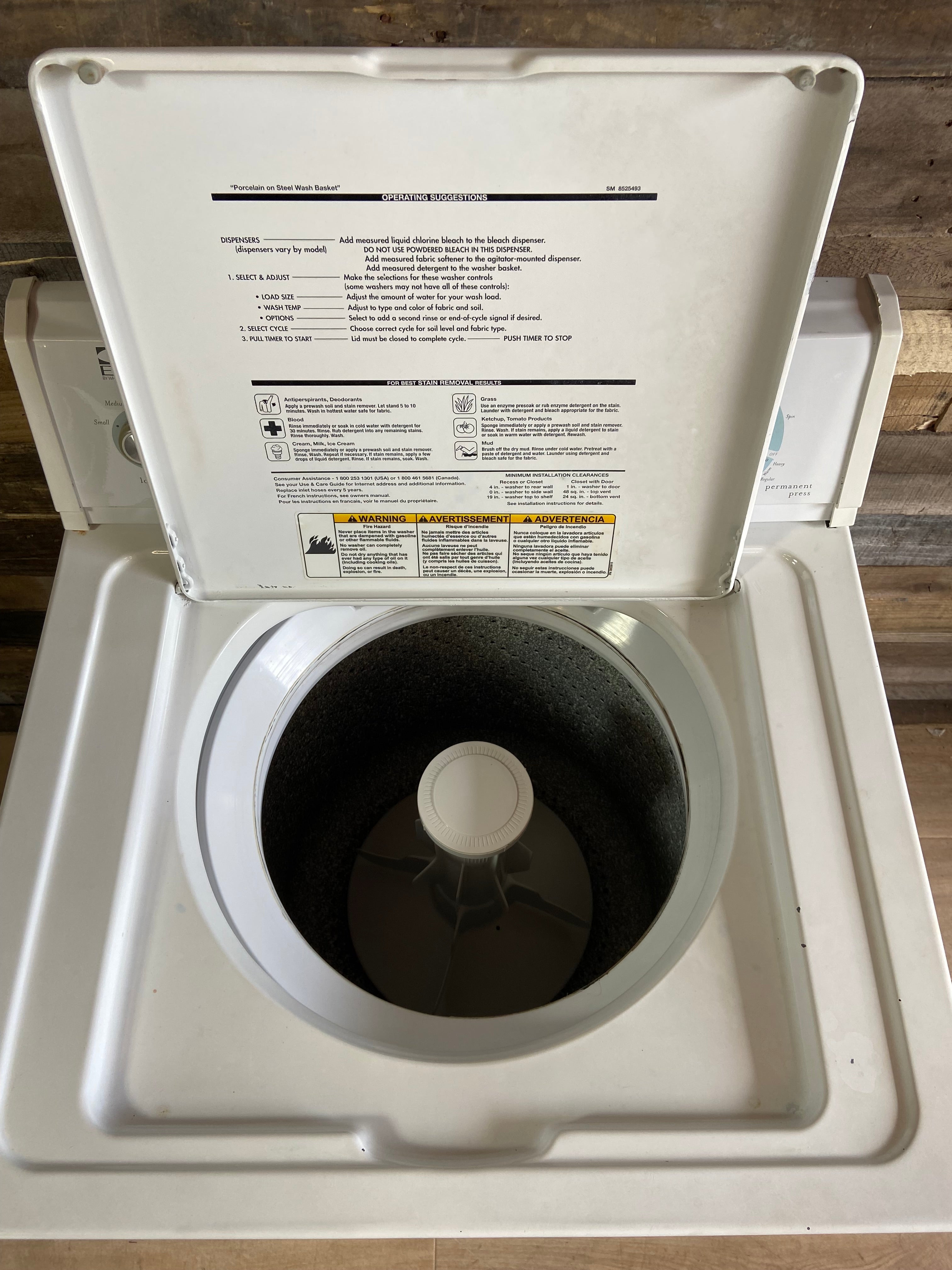 Estate Direct Drive Top Load Washer