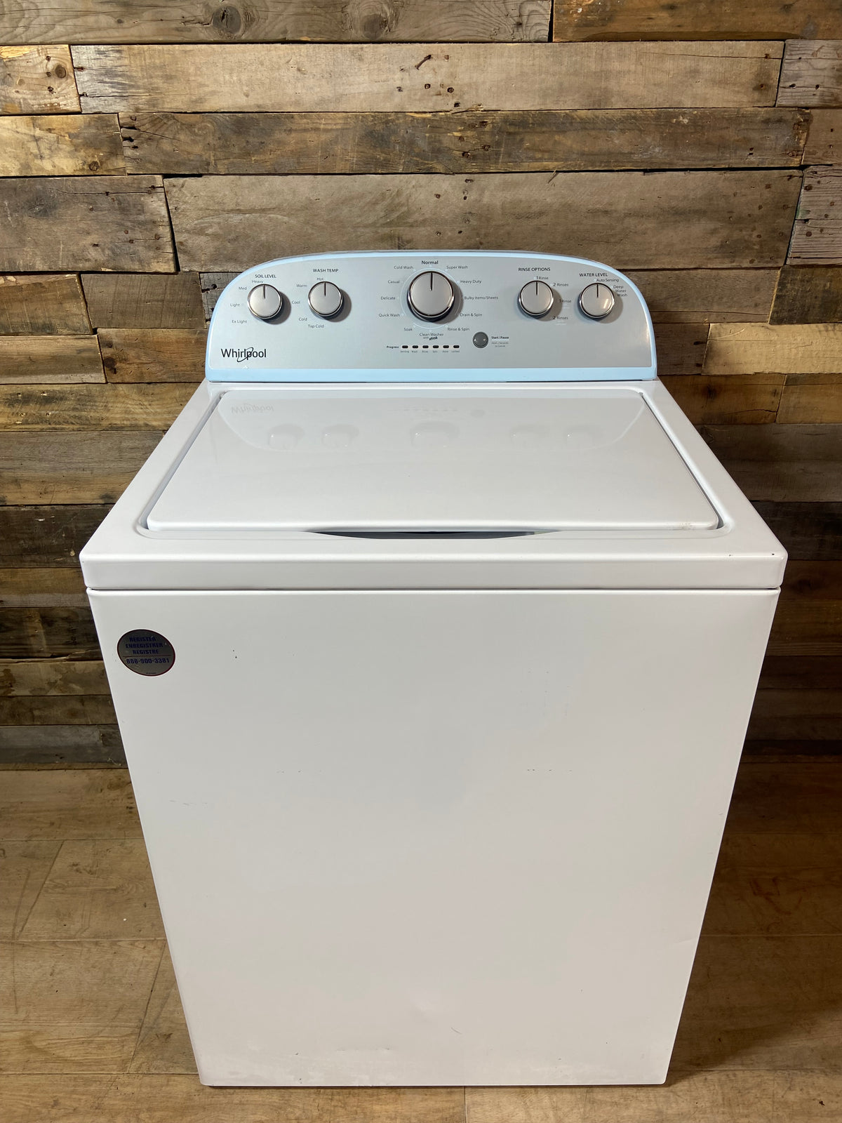 Whirlpool Top Load Grey Panel Washer