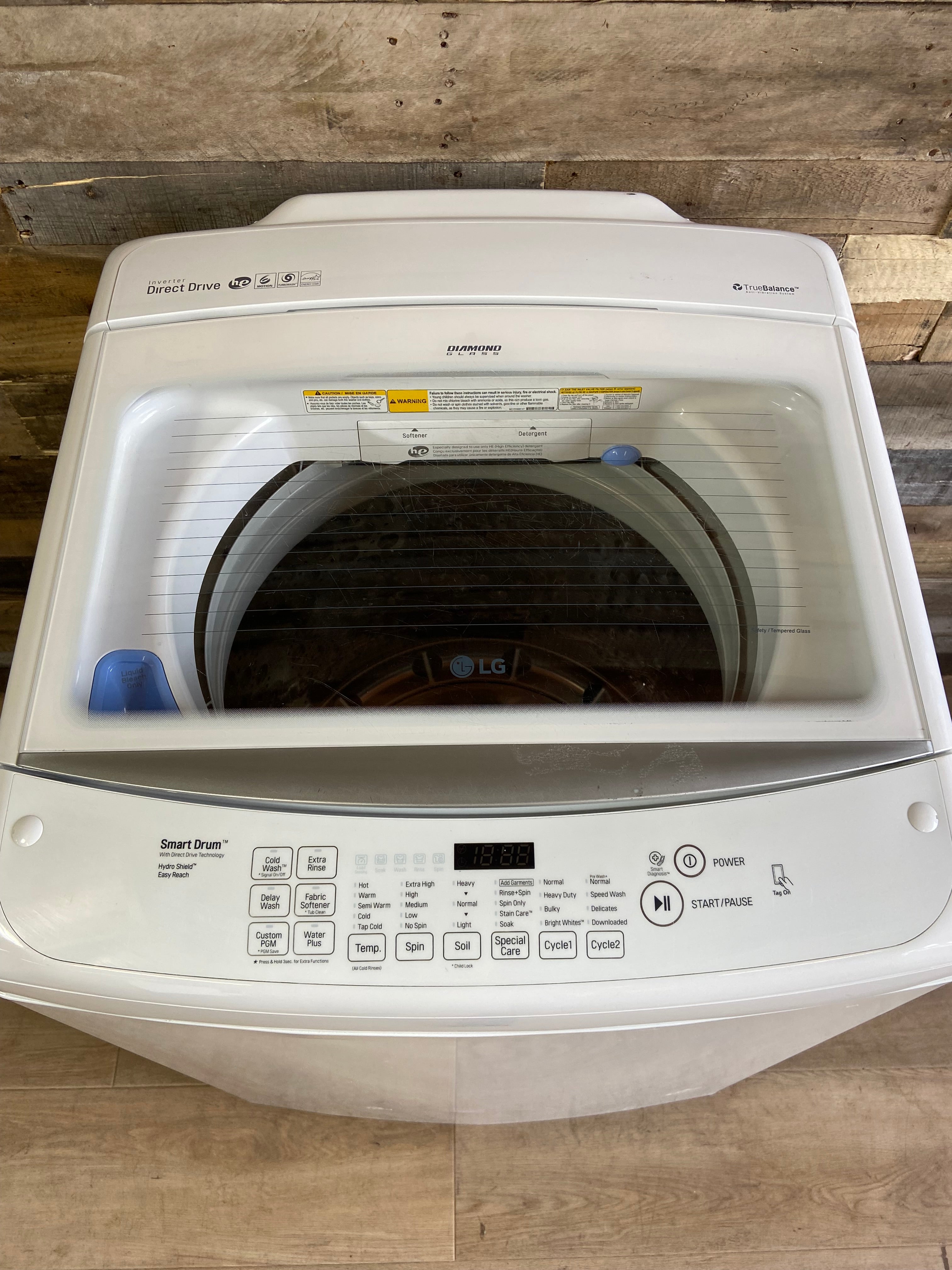 LG Direct Drive Smart Drum Top Load Washer