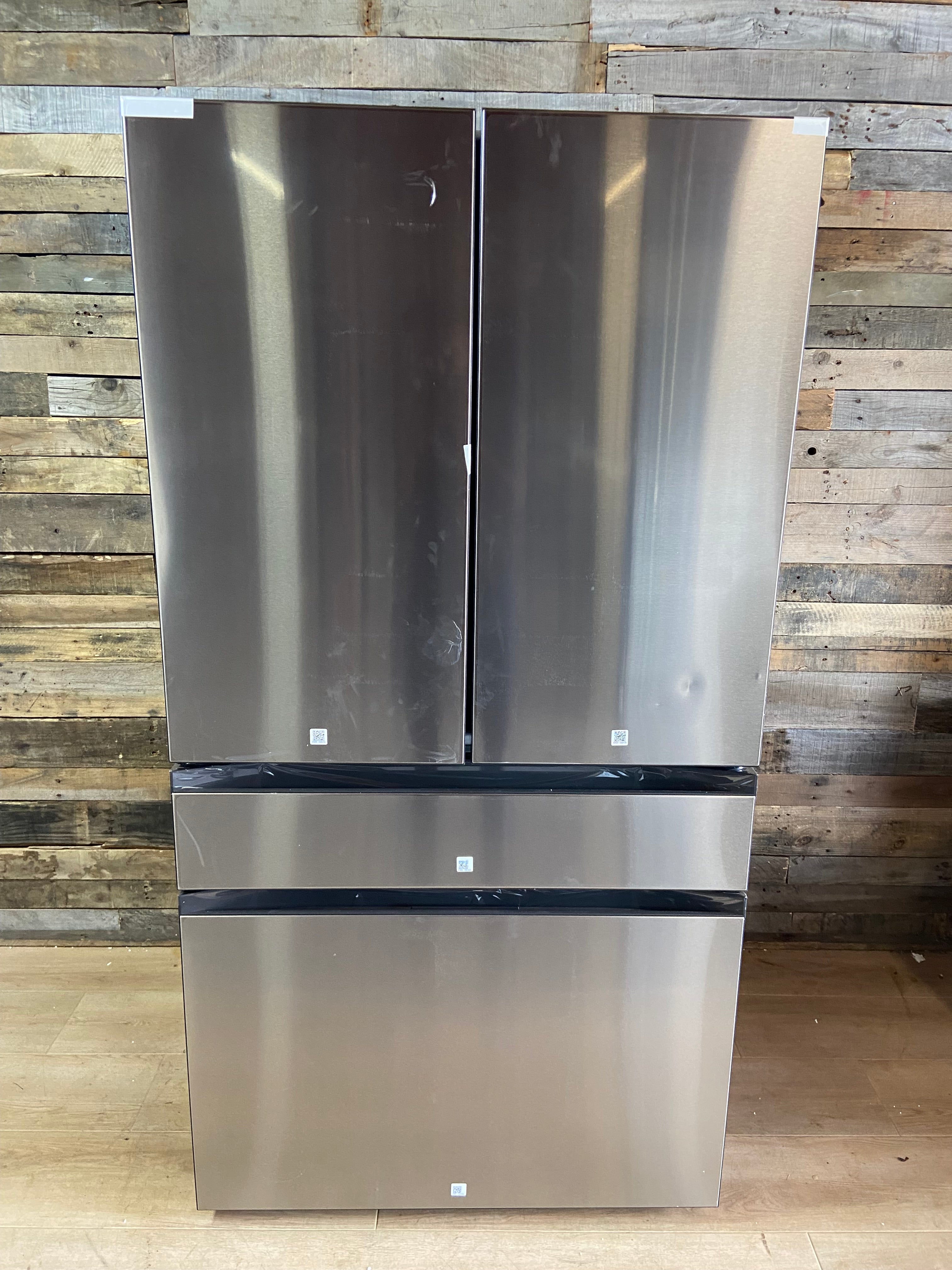 Samsung Bespoke 36 in. 29 cu. ft. Standard Depth 4-Door French Door Refrigerator with Sphere Ice in Stainless Steel