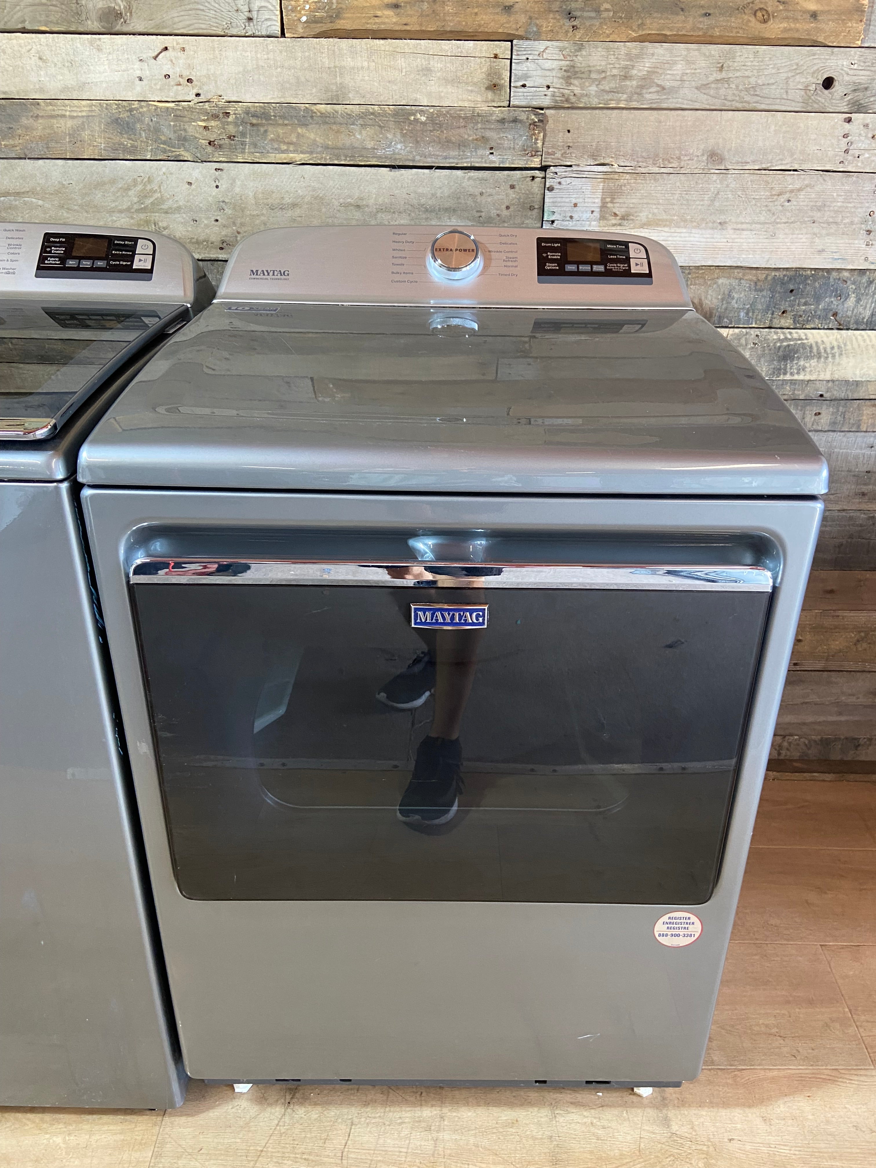 Maytag Stainless Top Load Extra Power Washer & Dryer Set