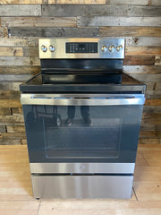 GE Stainless Glass Top Range