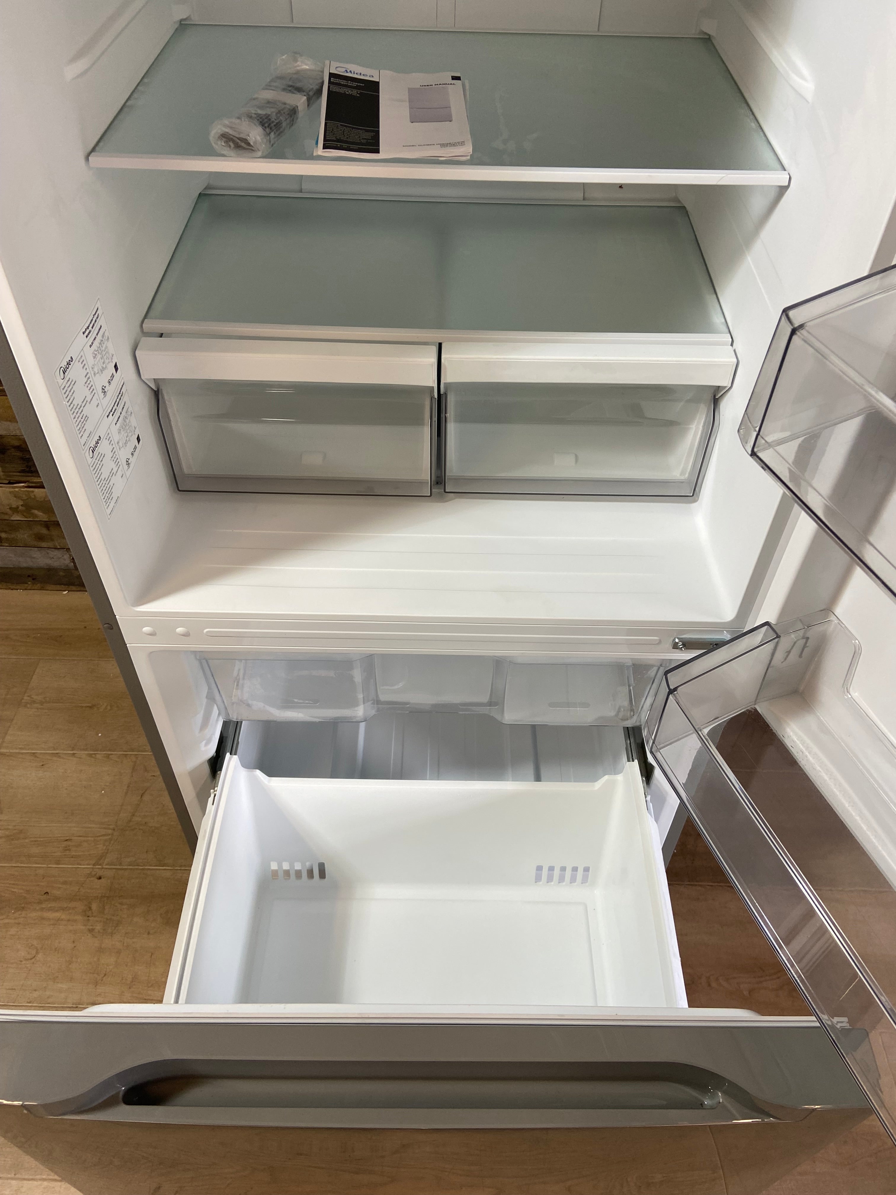 Midea 18.7 Cu. Ft. Top Freezer Refrigerator – Stainless Steel