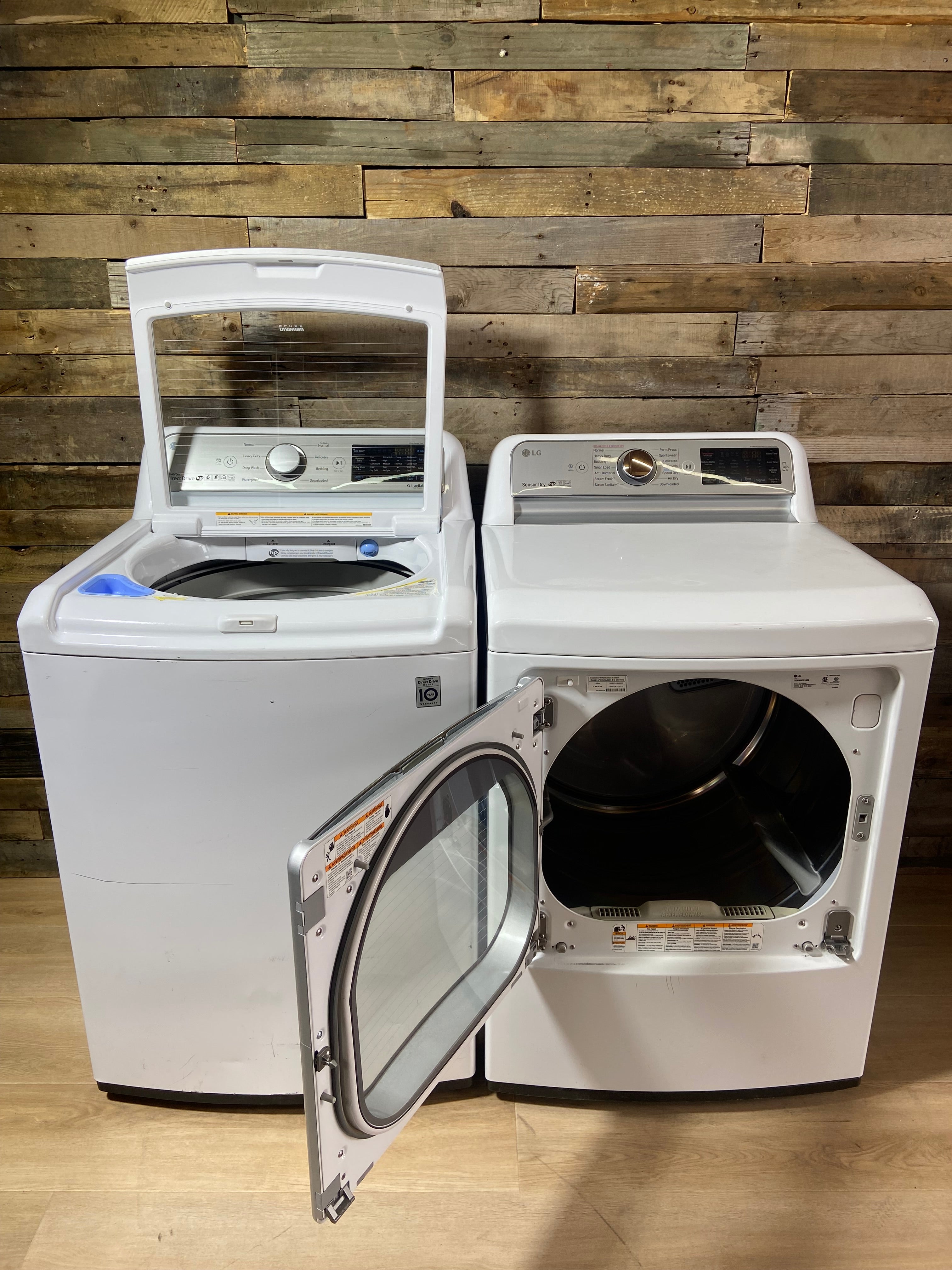 LG Direct Drive Top Load Set With Agitator