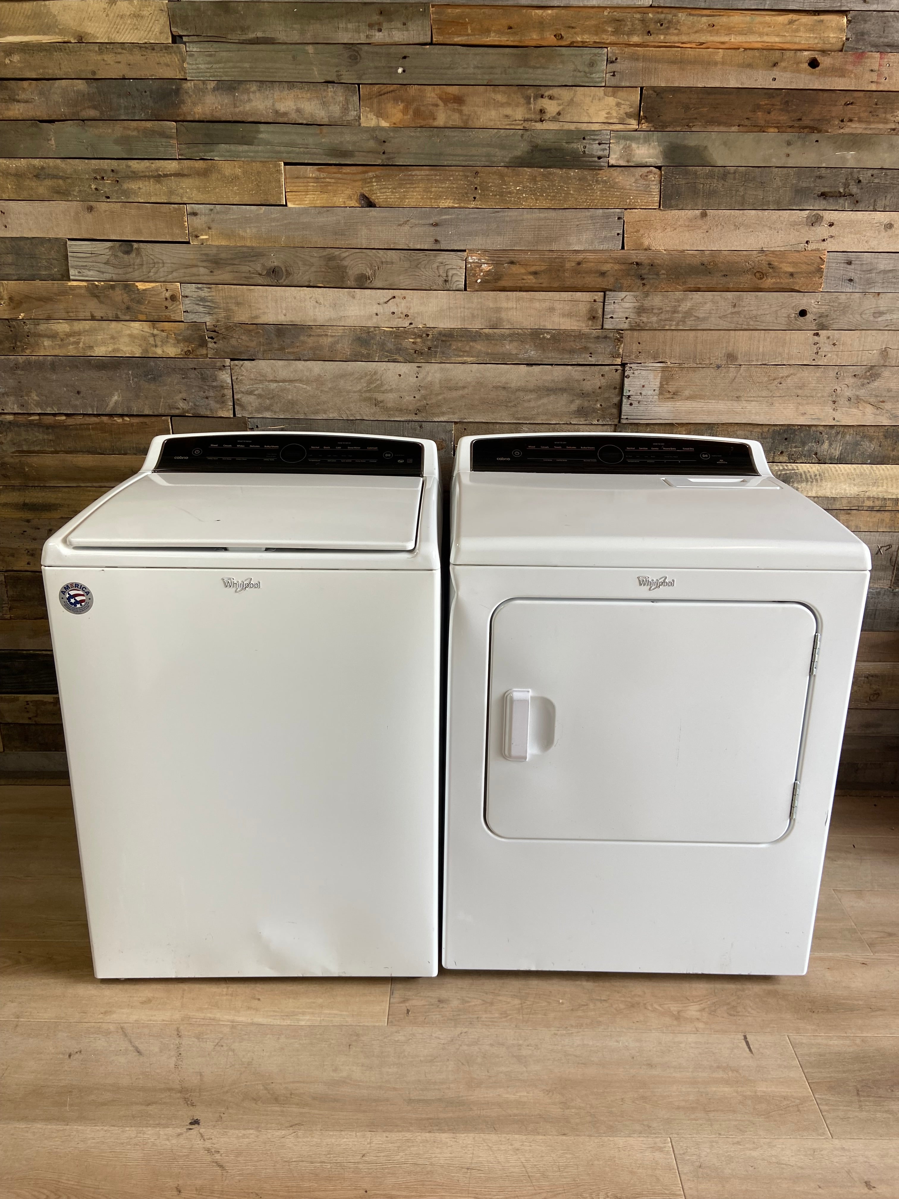 Whirlpool Cabrio Top Load Set
