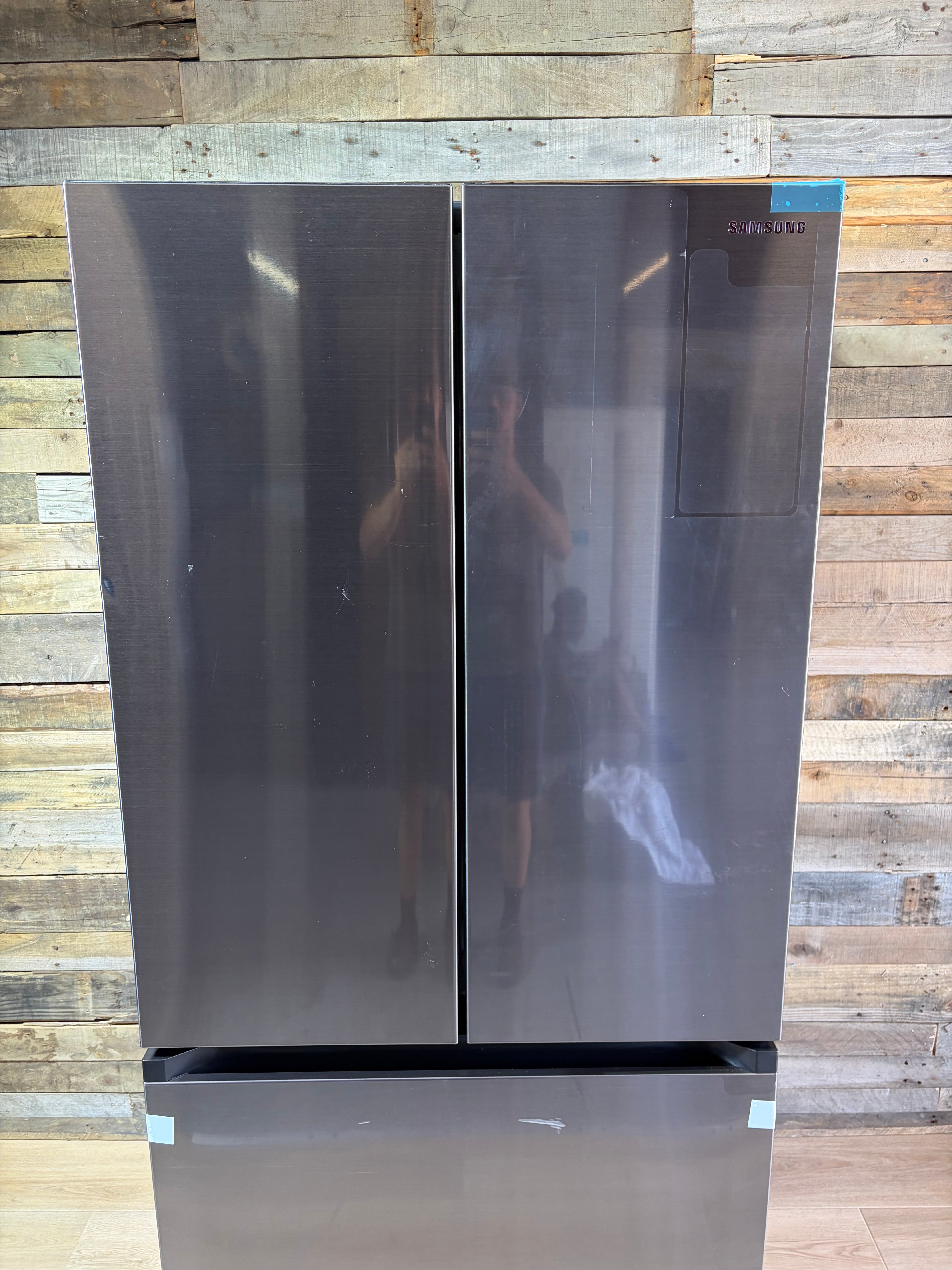 33” Black Stainless Counter-Depth French Door Refrigerator with Twin Cooling Plus™