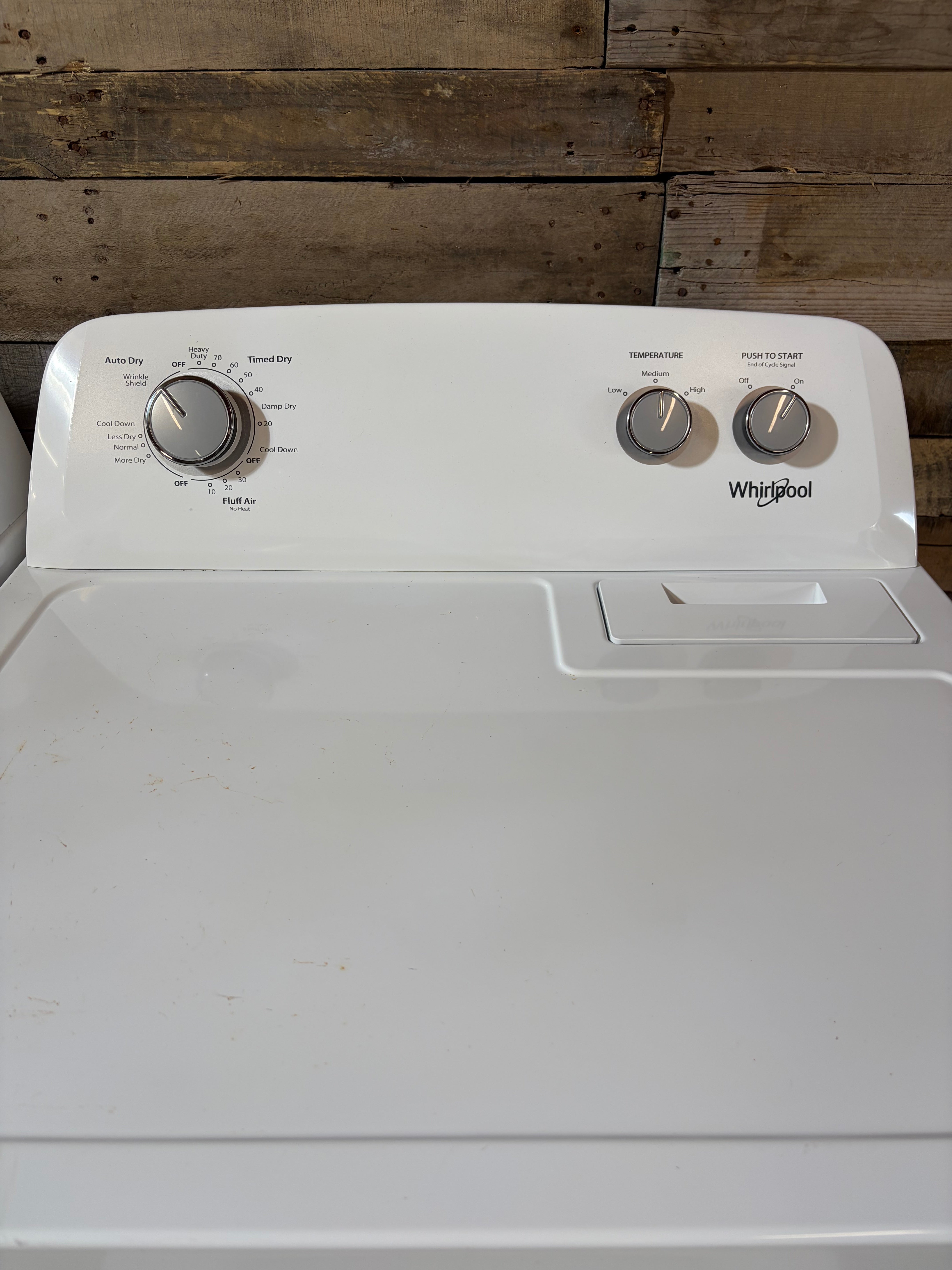 Whirlpool White Large Capacity Top Load Set