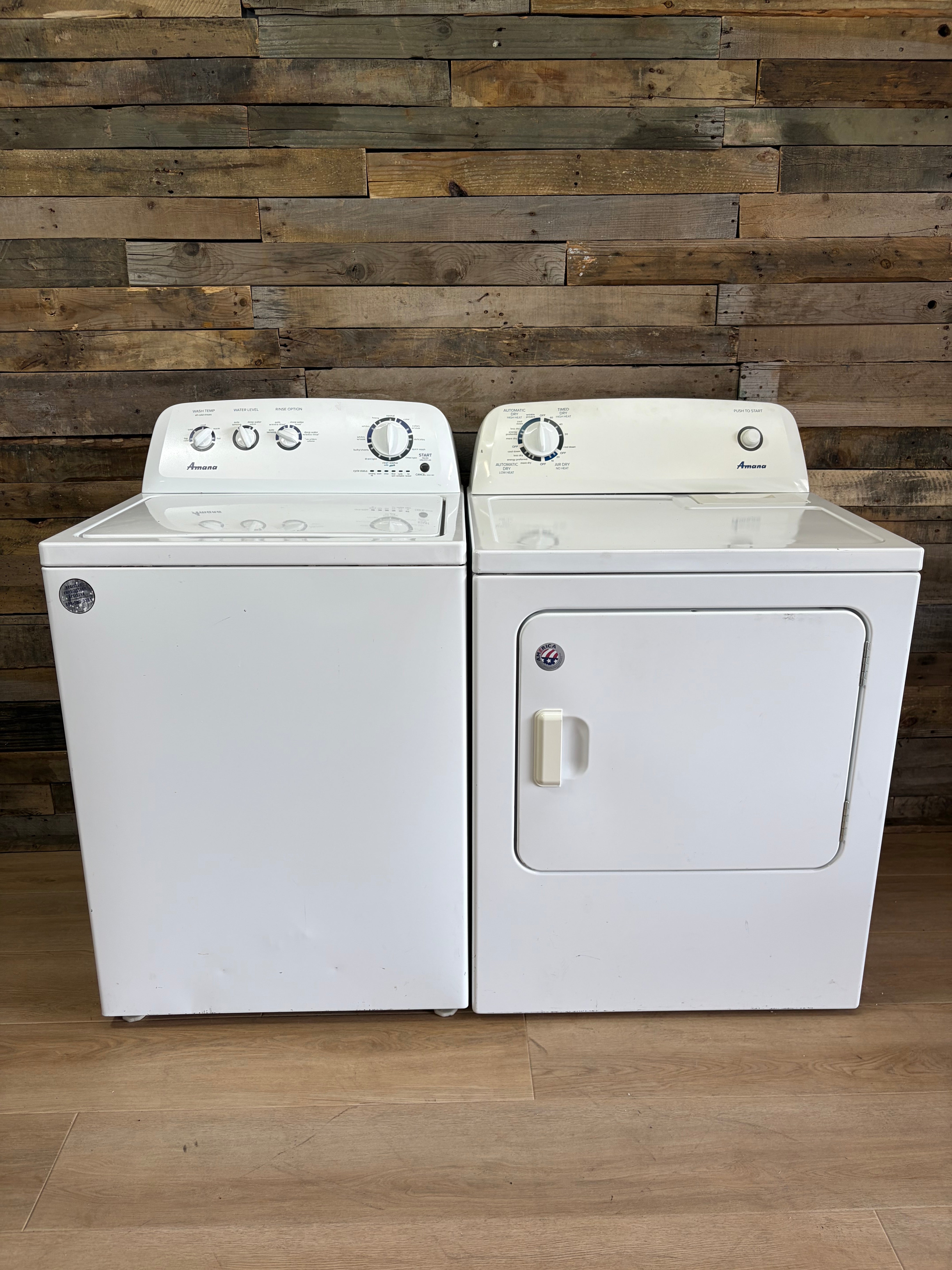 Amana Large Capacity Top Load Set