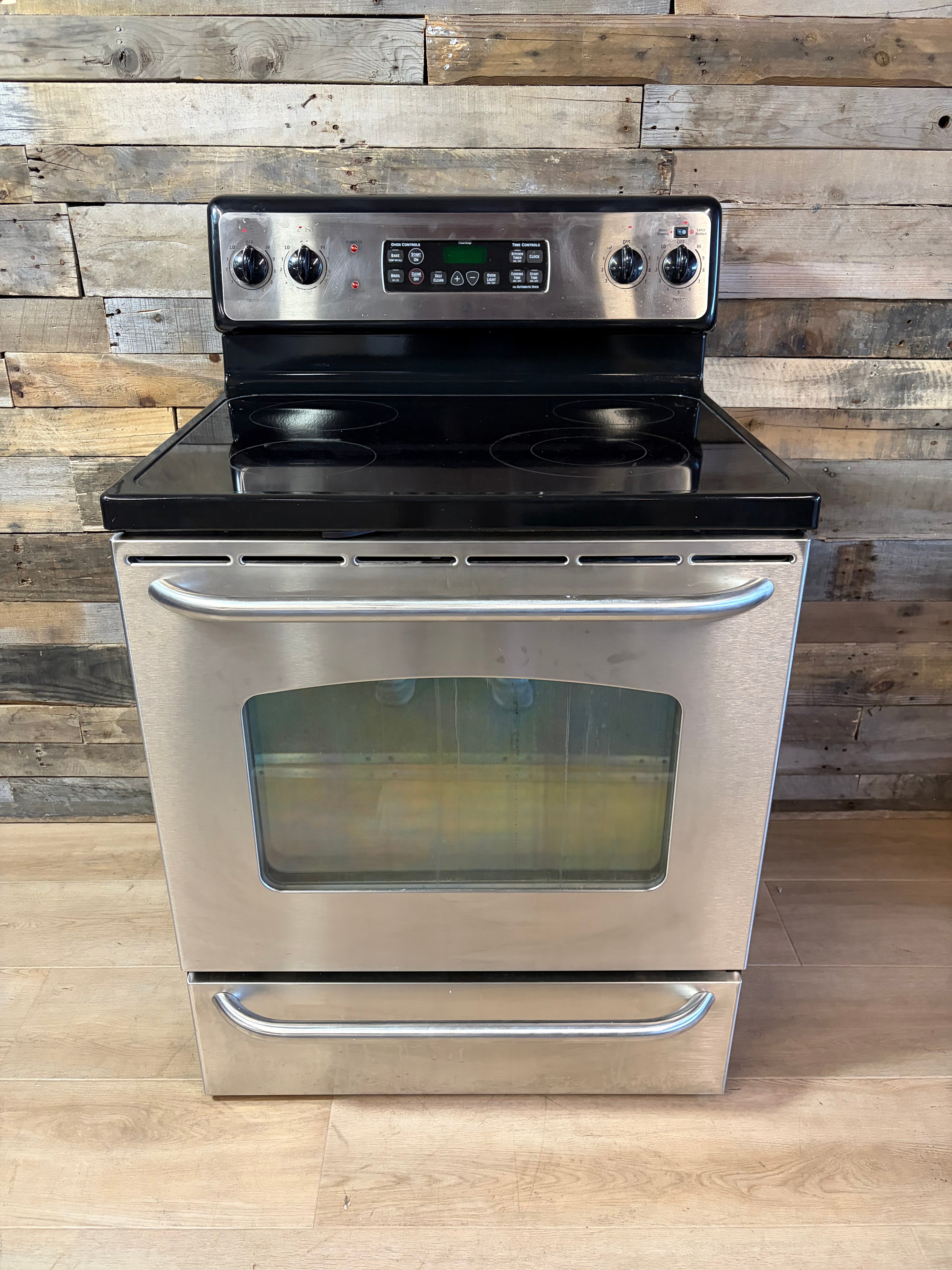 GE Stainless 5 Burner Glass Top Range
