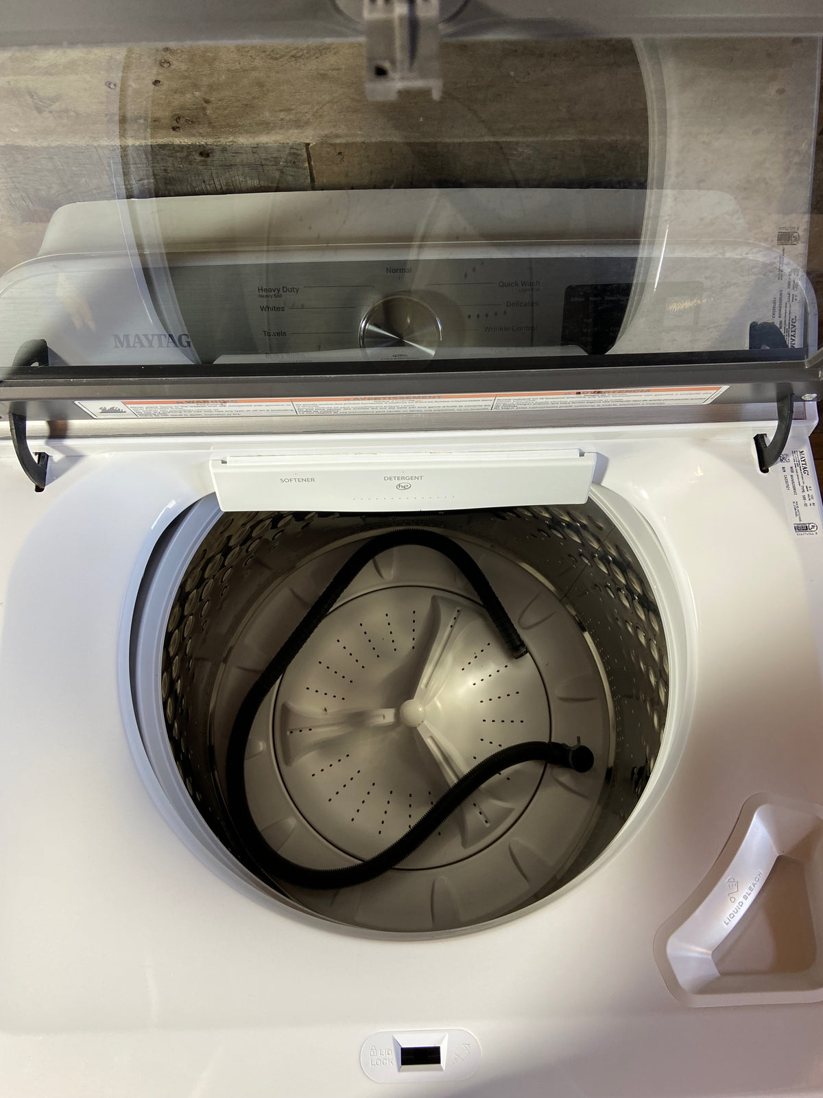 Maytag Top Load Glass Lid Washer
