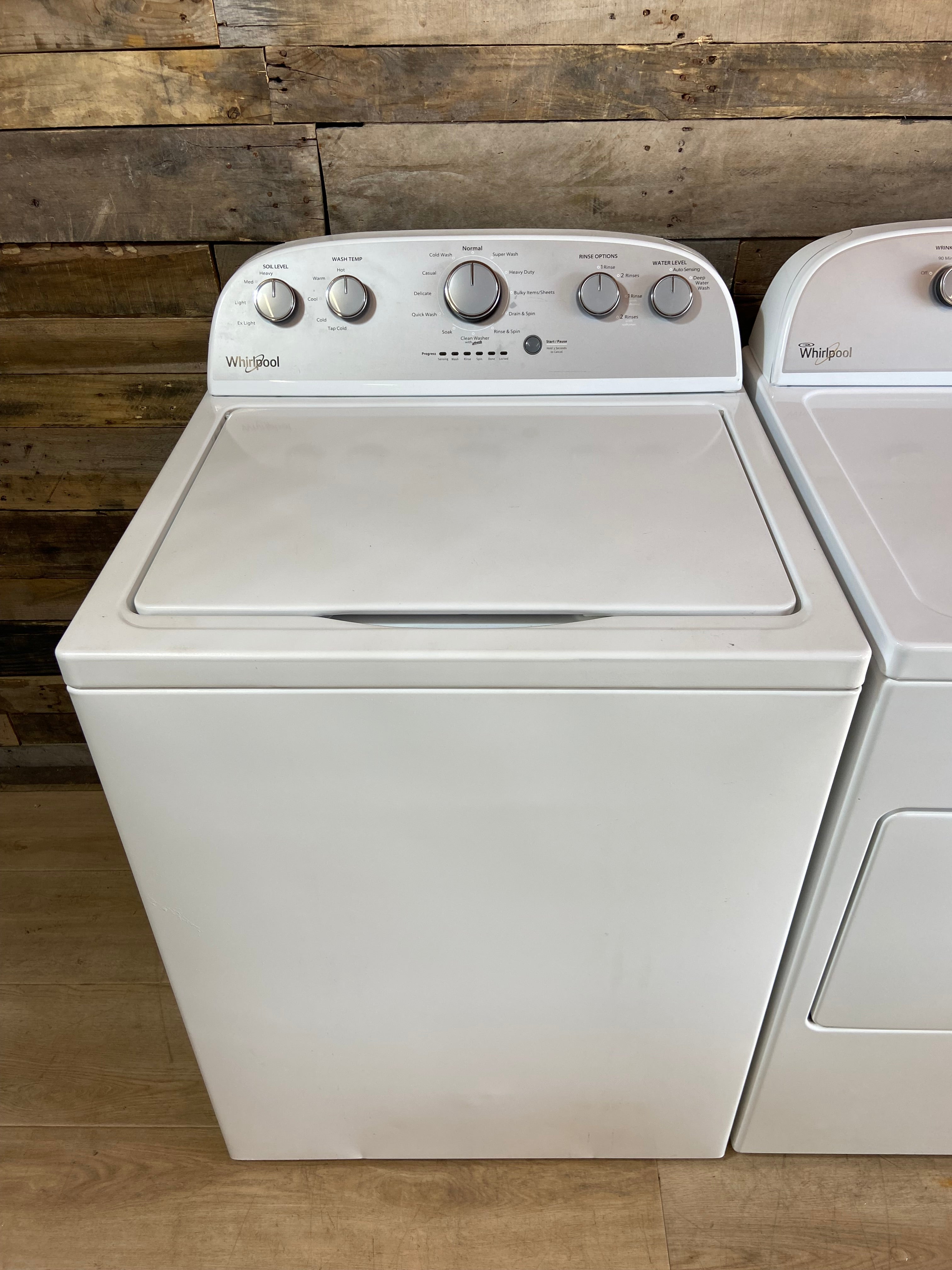 Whirlpool Top Load Washer & Dryer Set