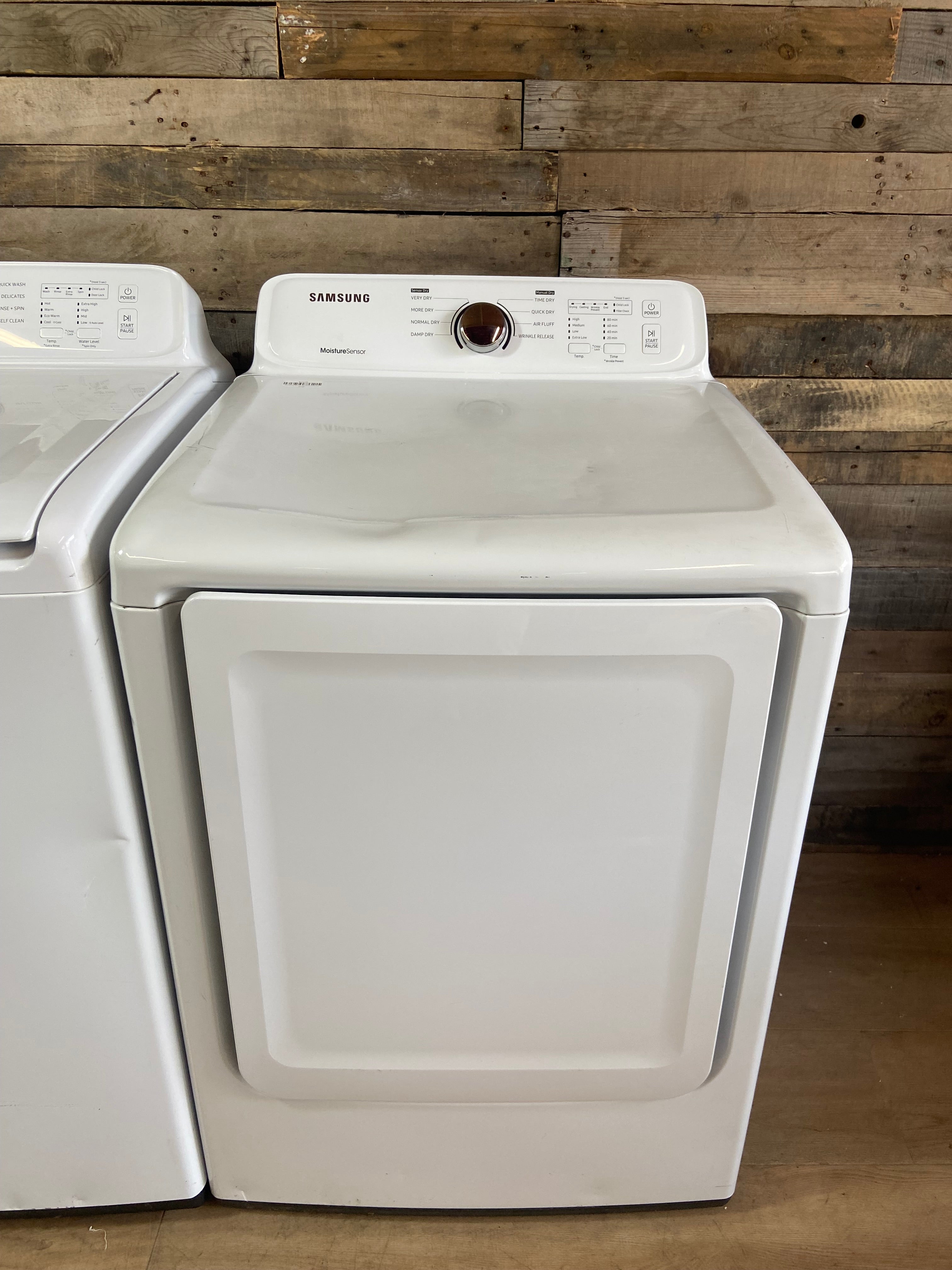 Samsung Large Capcity Top Load Washer & Dryer Set