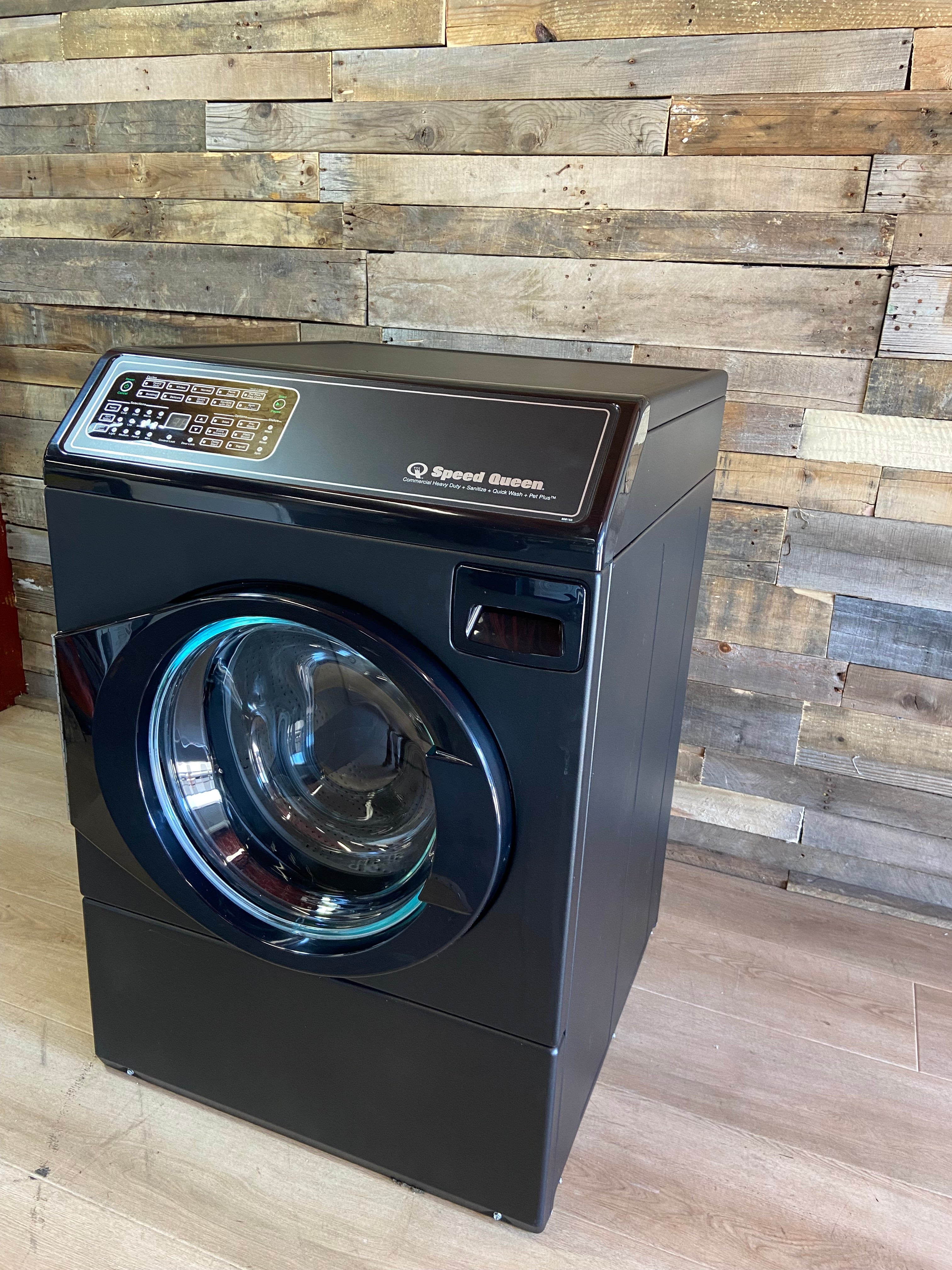 Speed Queen® FF7 3.5 Cu. Ft. Matte Black Front Load Washer