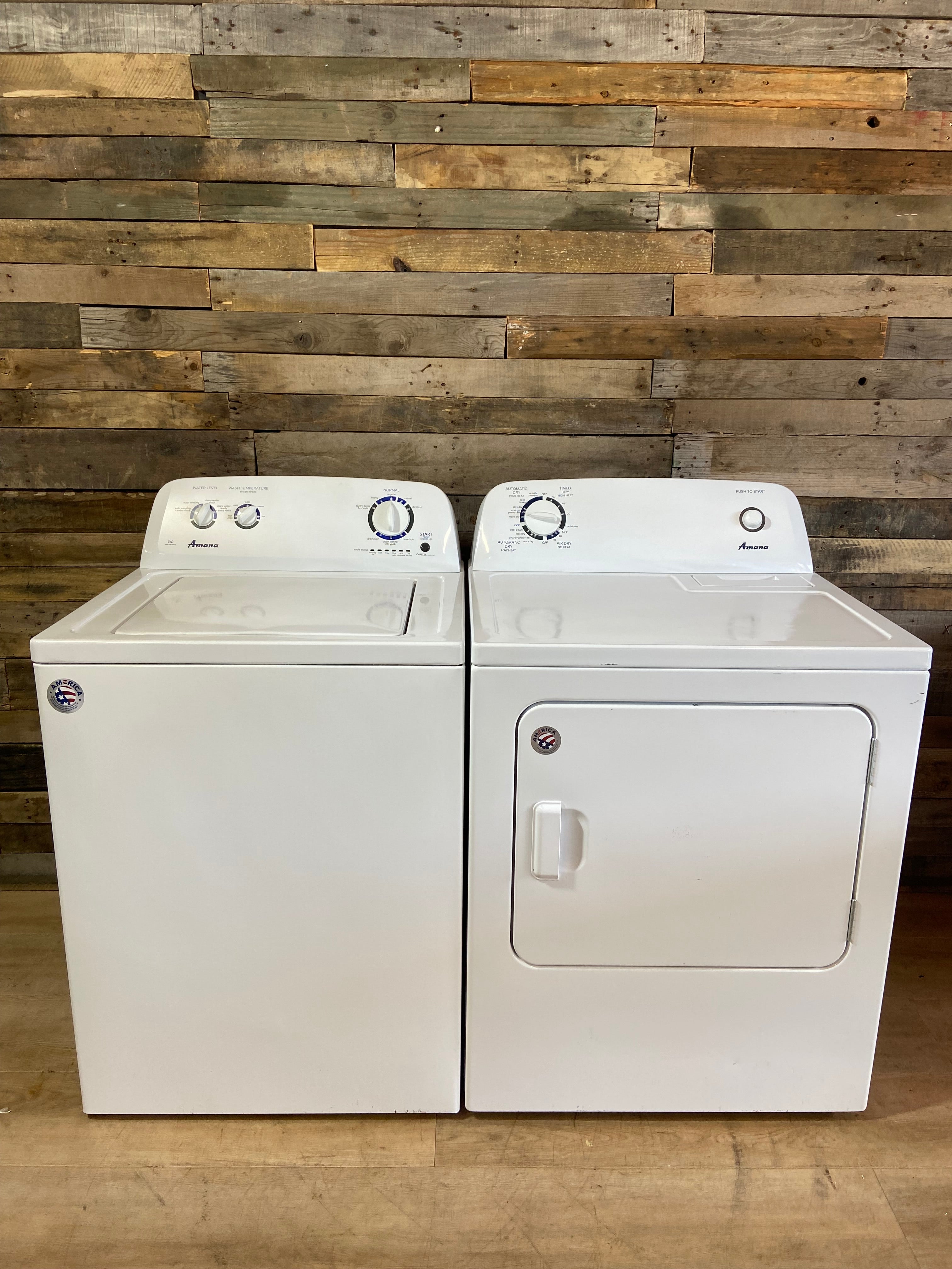 Amana Top Load Washer & Dryer Set