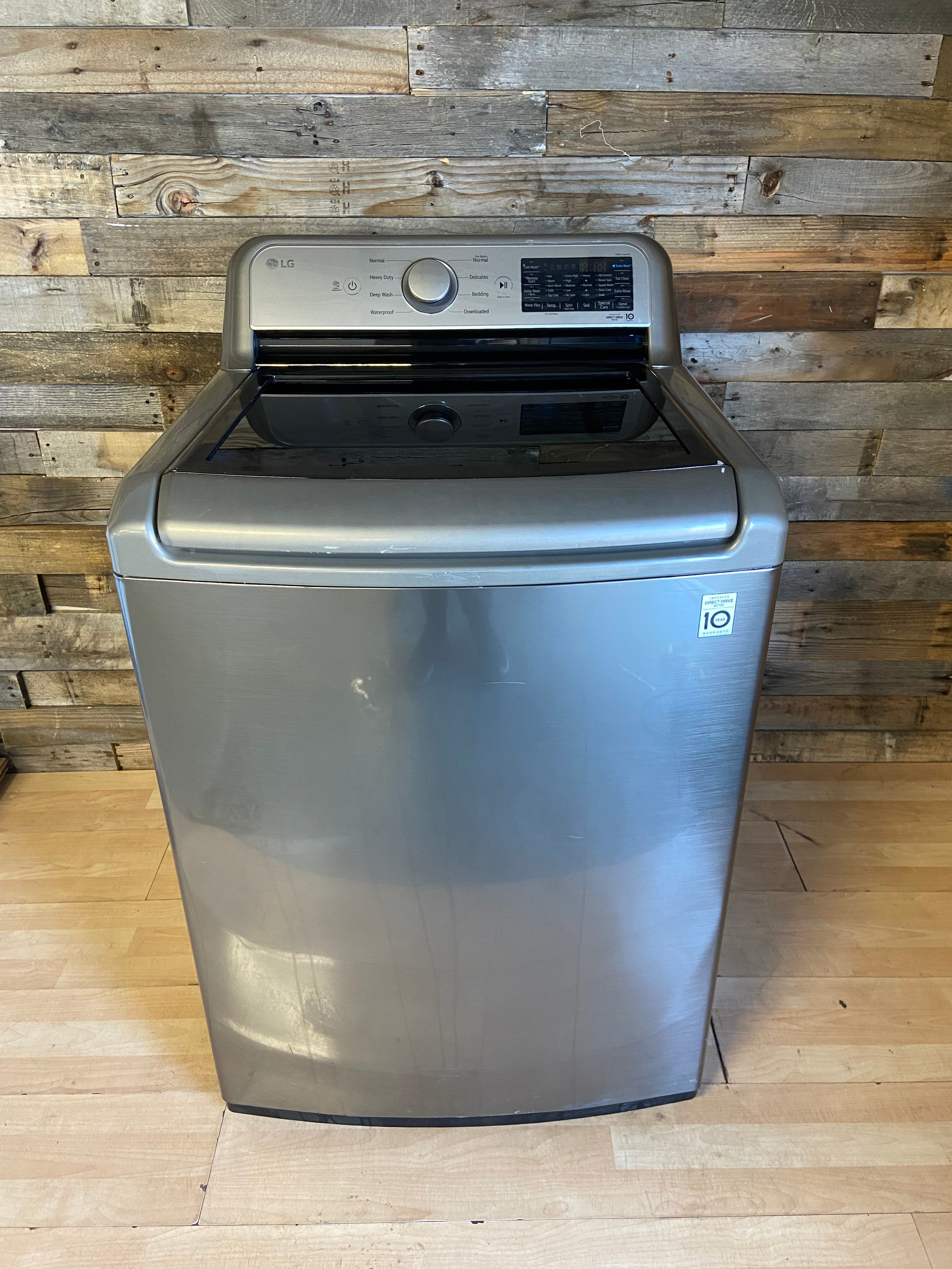 LG Silver Top Load Washer