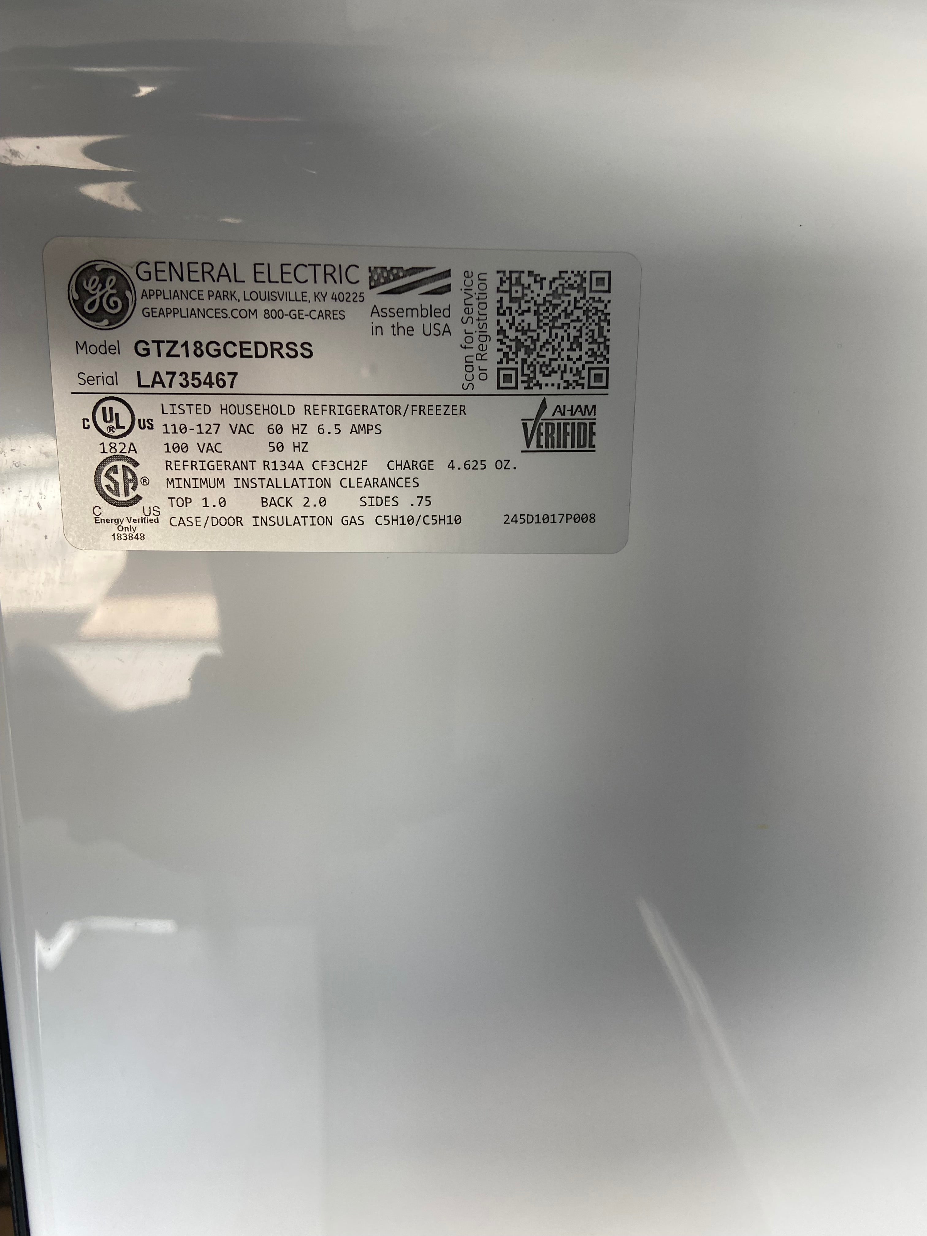 GE Stainless Top Freezer Refrigerator