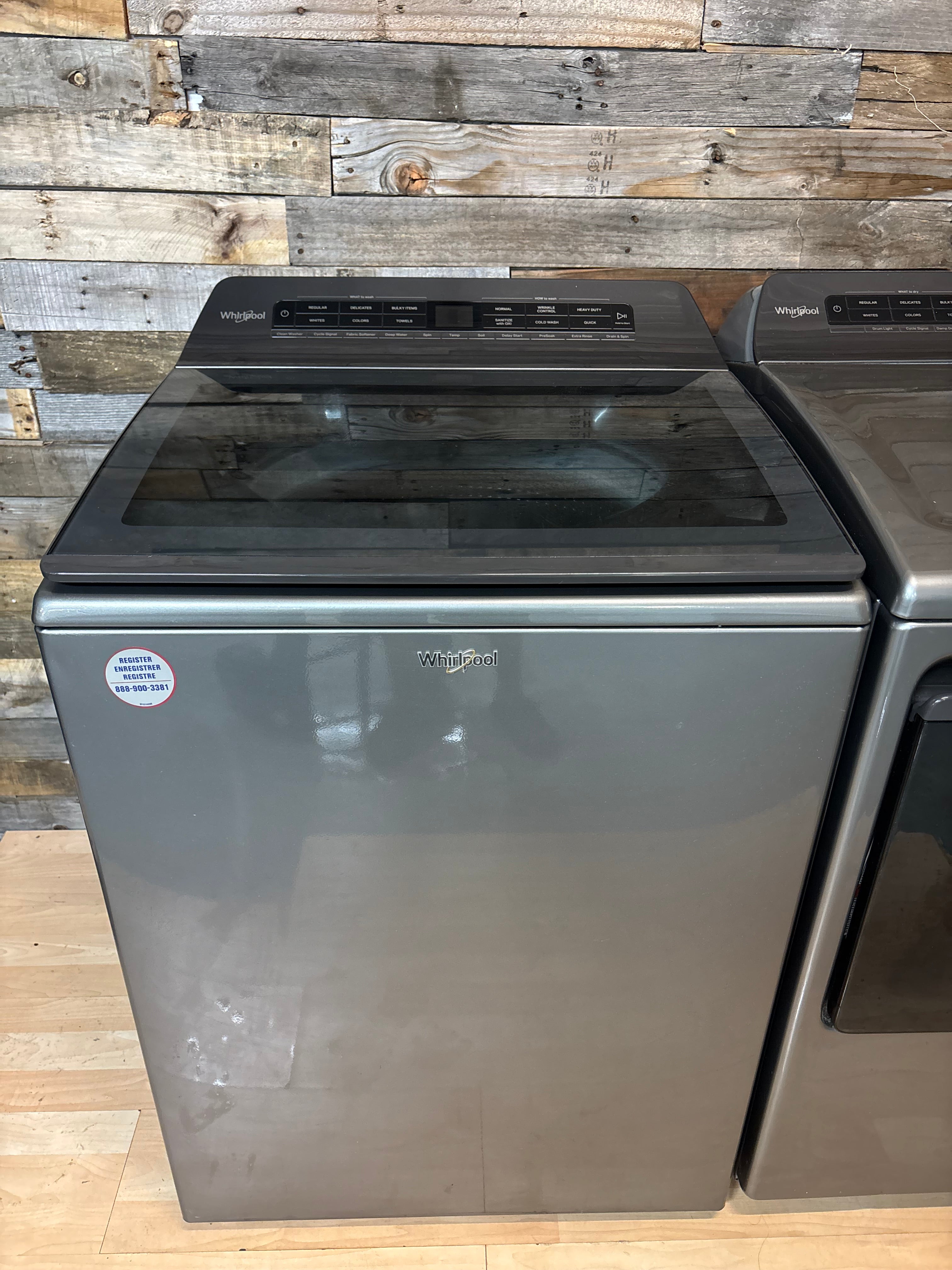Whirlpool Grey Glass Top Set