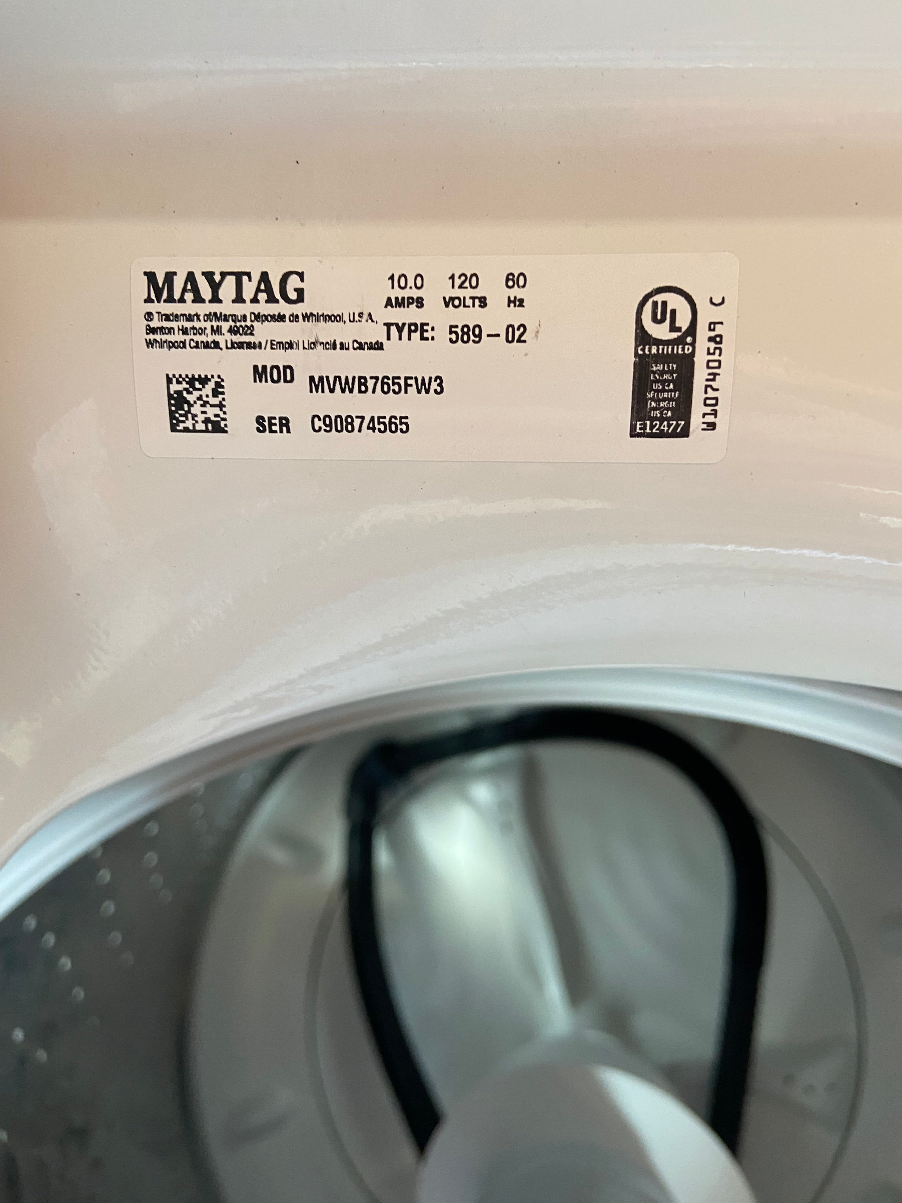 Maytag Commercial Technology Top Load Washer & Dryer Set