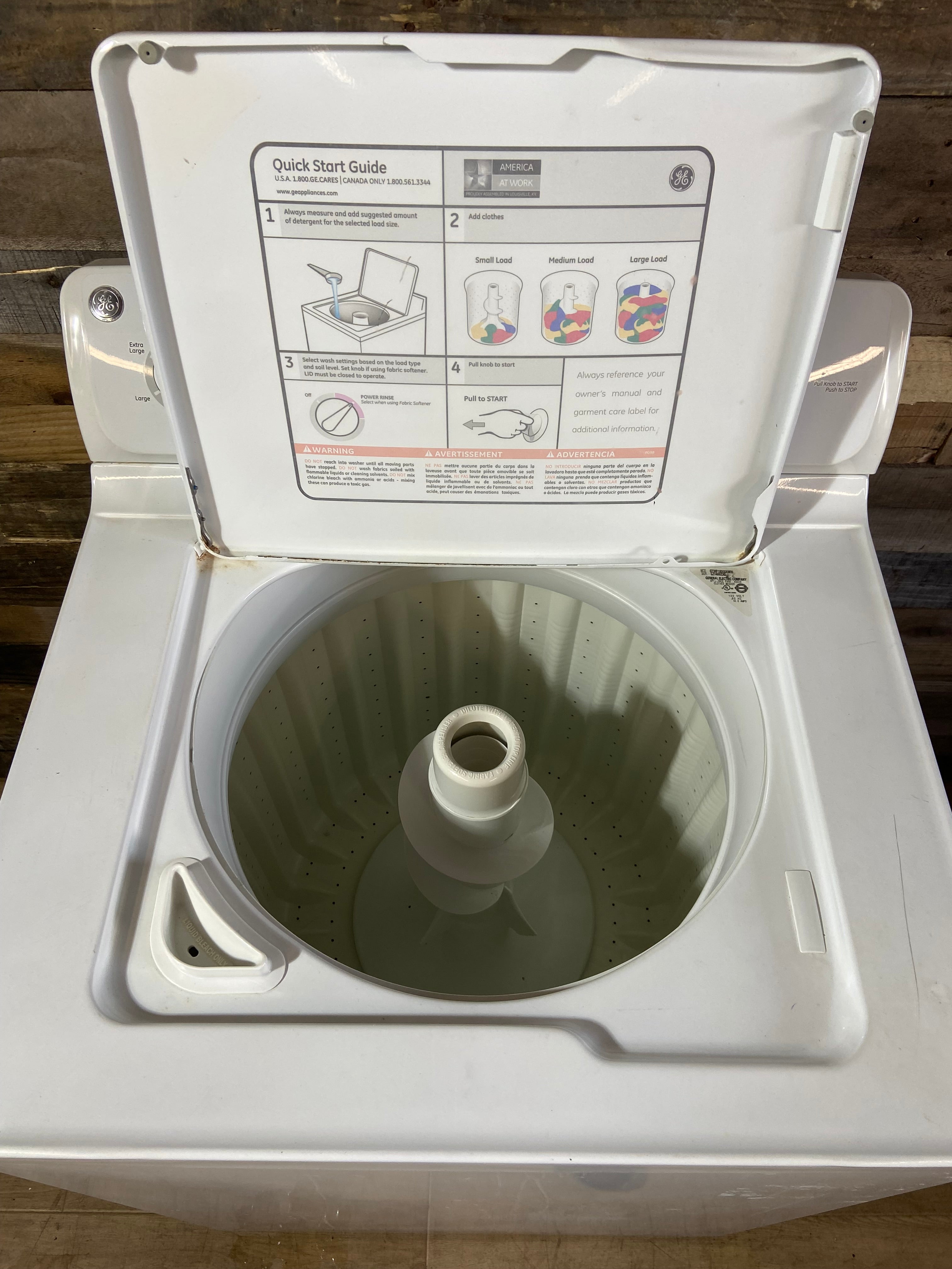 GE Top Load Old School Washer
