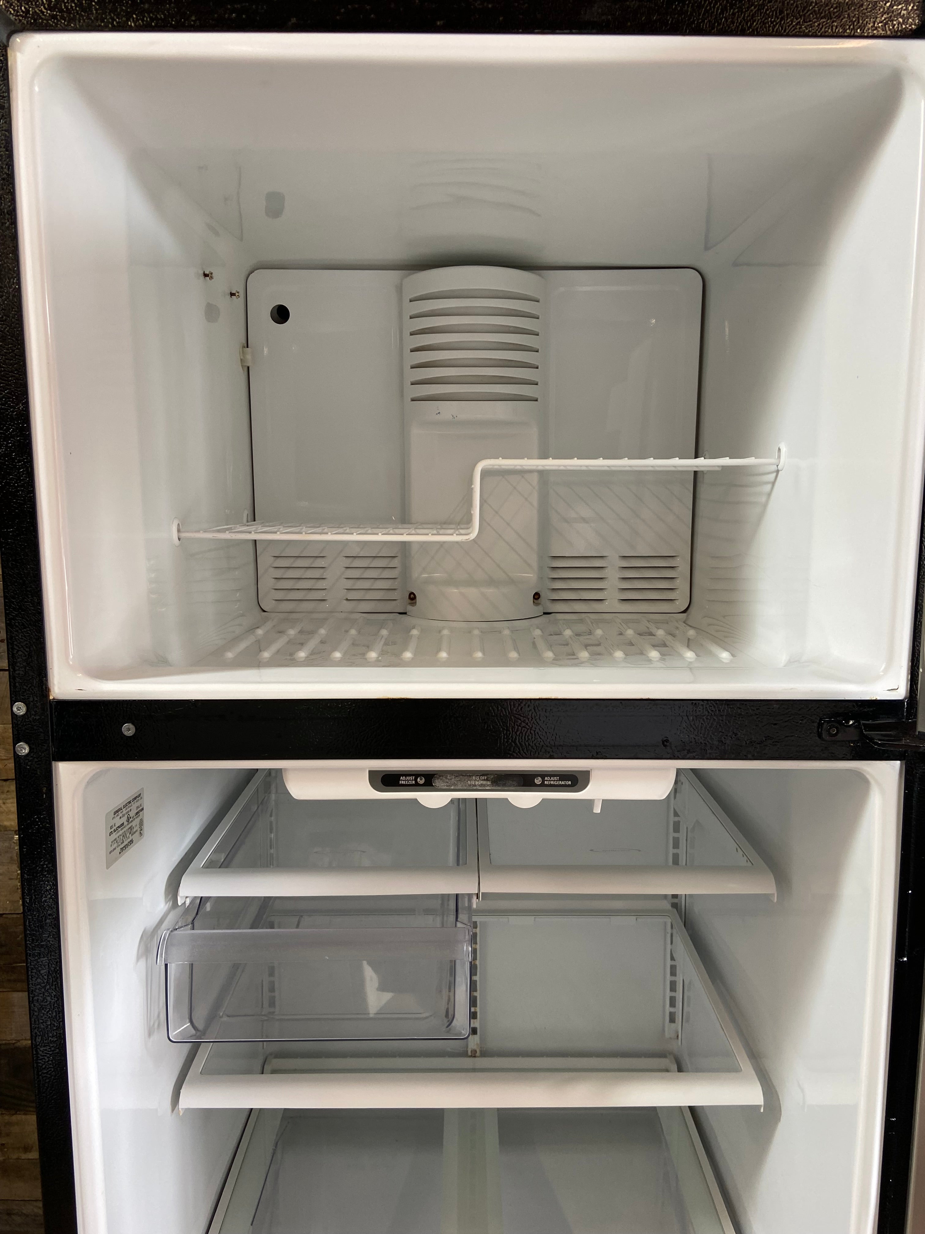 GE Stainless Top Bottom Refrigerator