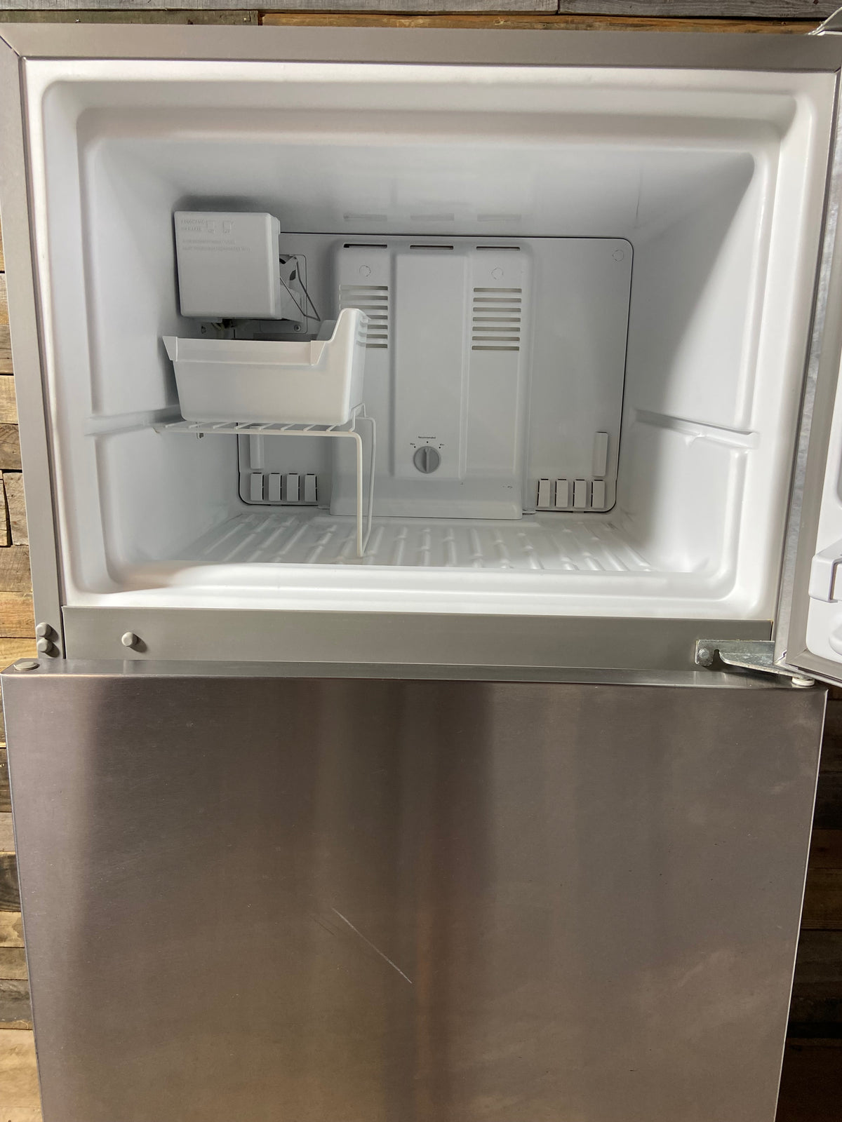 Amana 30” Stainless Steel Top/Bottom Refrigerator With Ice Maker