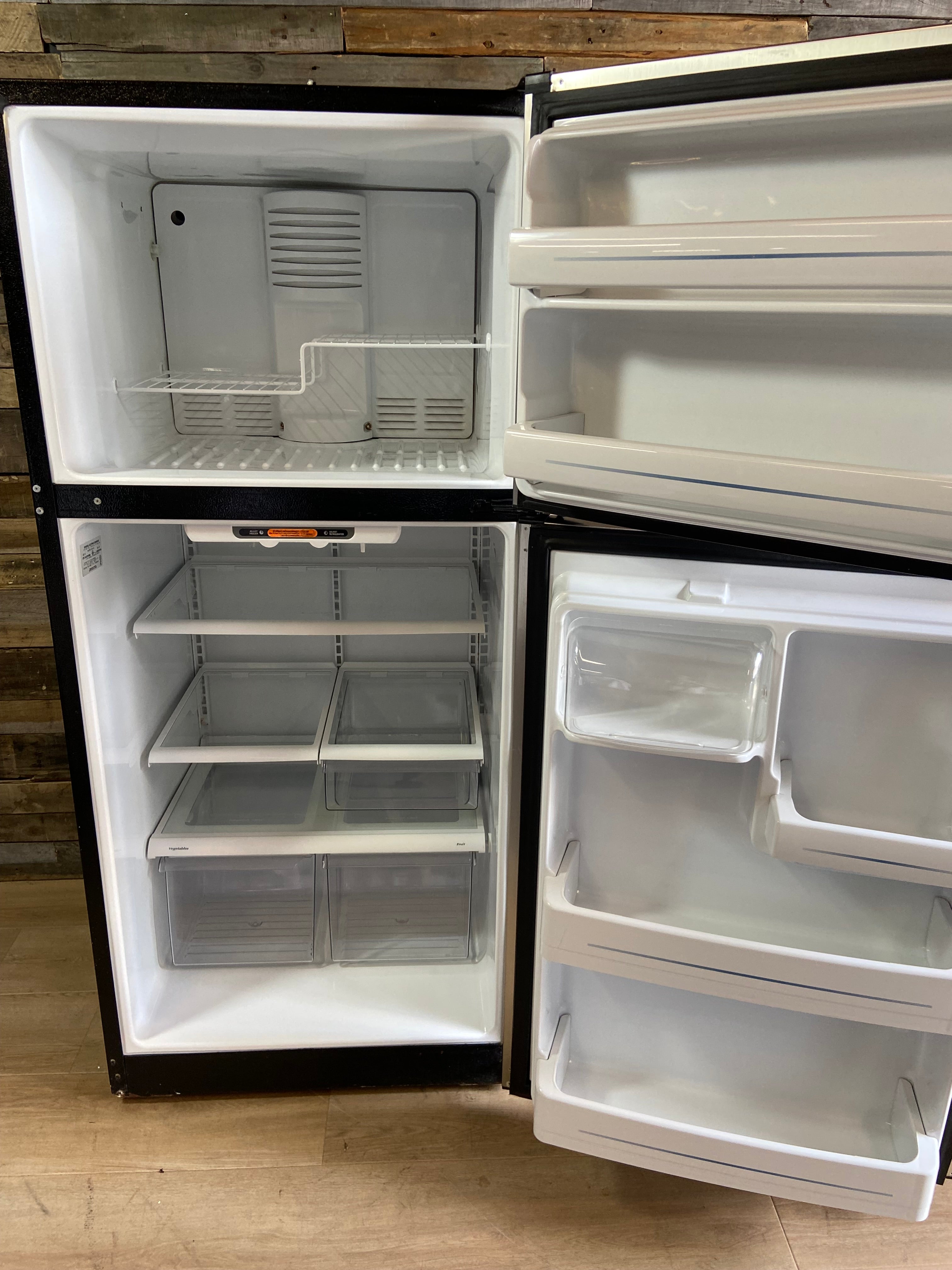 GE Stainless Top Bottom Fridge