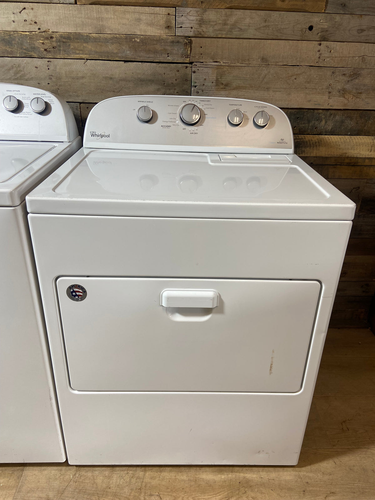 Whirlpool Top Load Large Capcity Stainless Tub Washer & Dryer Set