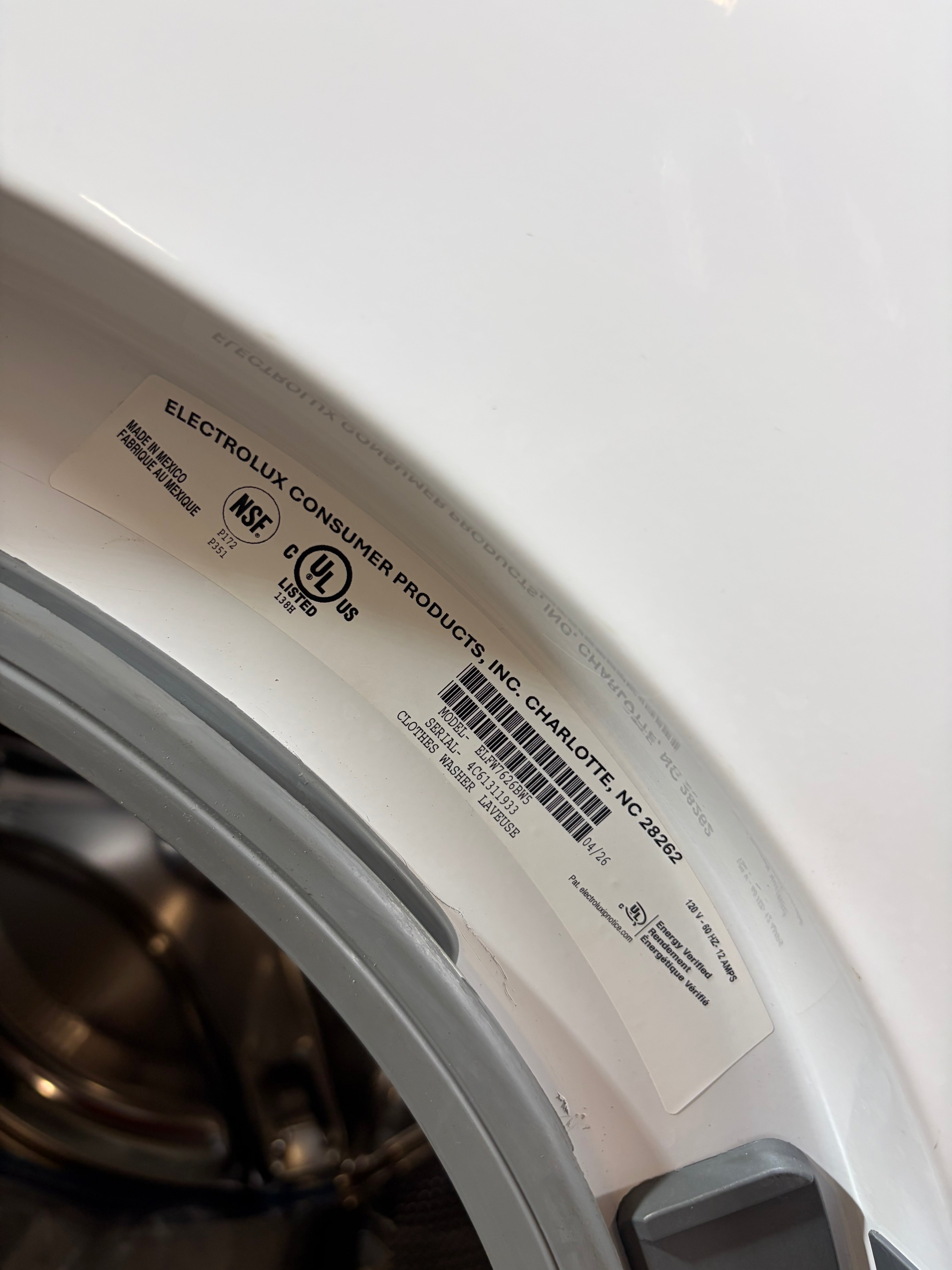 Electrolux Front Load Washing Machine