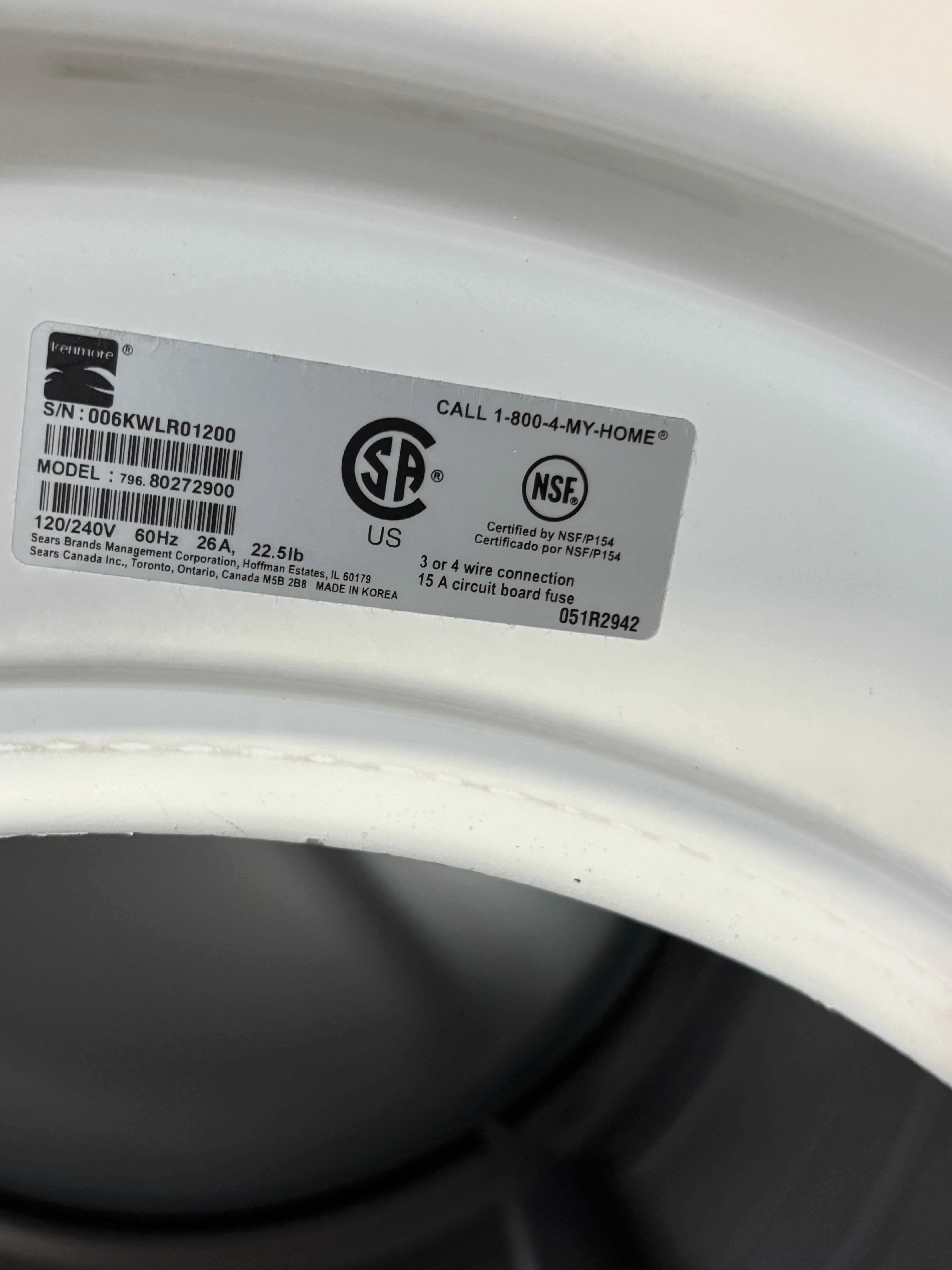 Kenmore Elite Pedestal Front Load Set