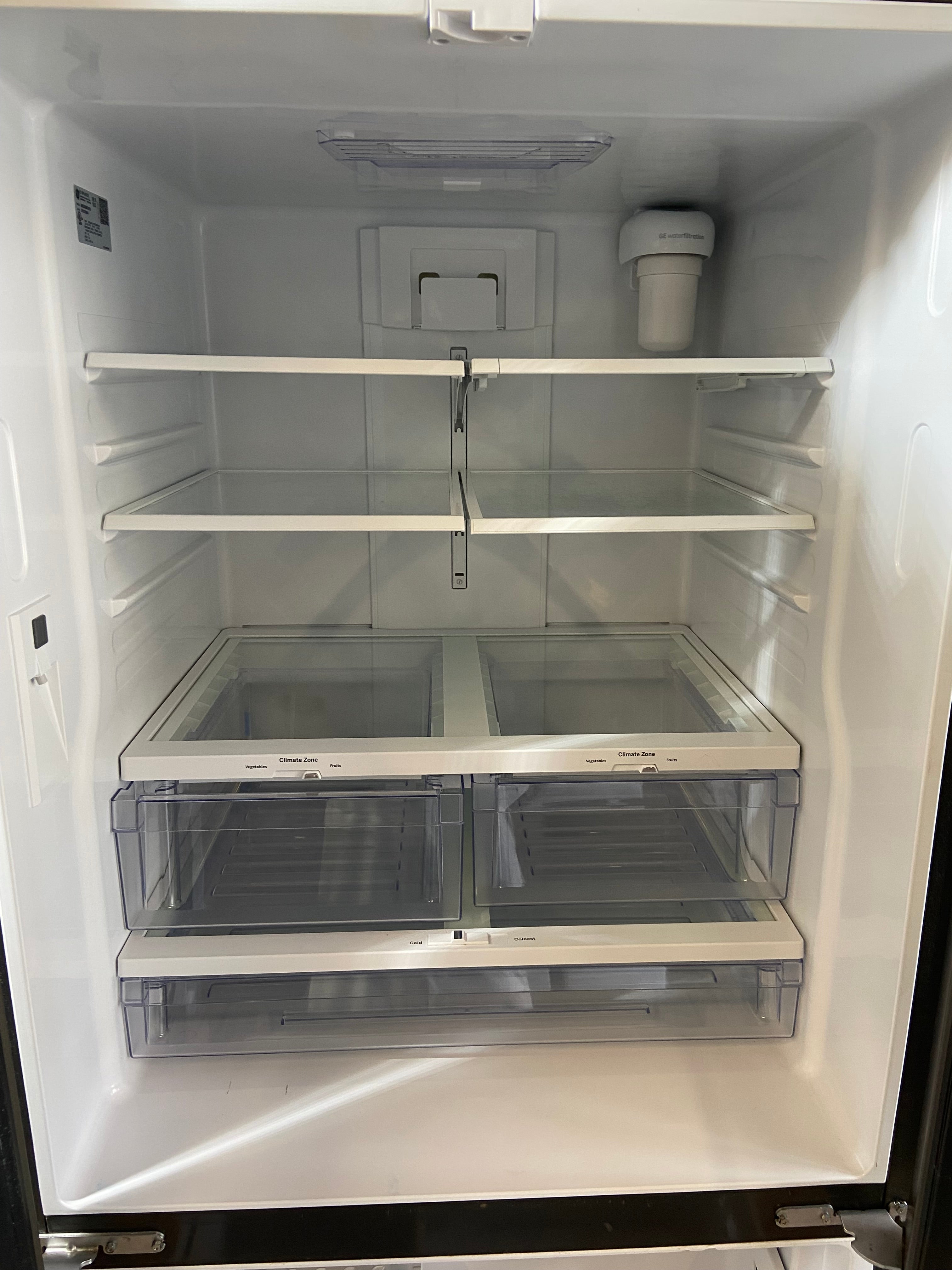 GE Slate Standard-Depth 27-cu ft French Door Refrigerator (Inside Fridge Water/Ice Maker)
