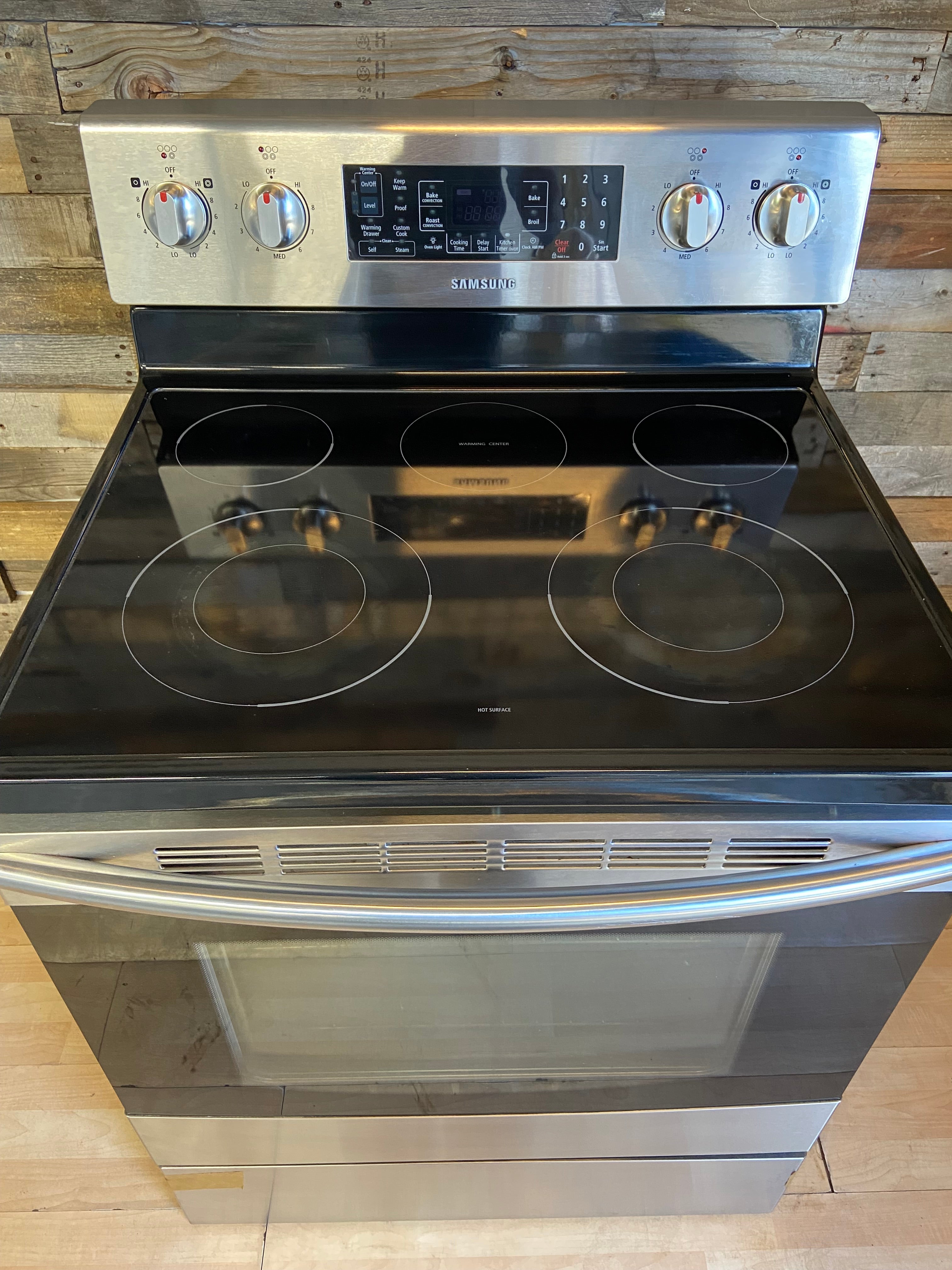 Samsung Stainless Glass Top Range