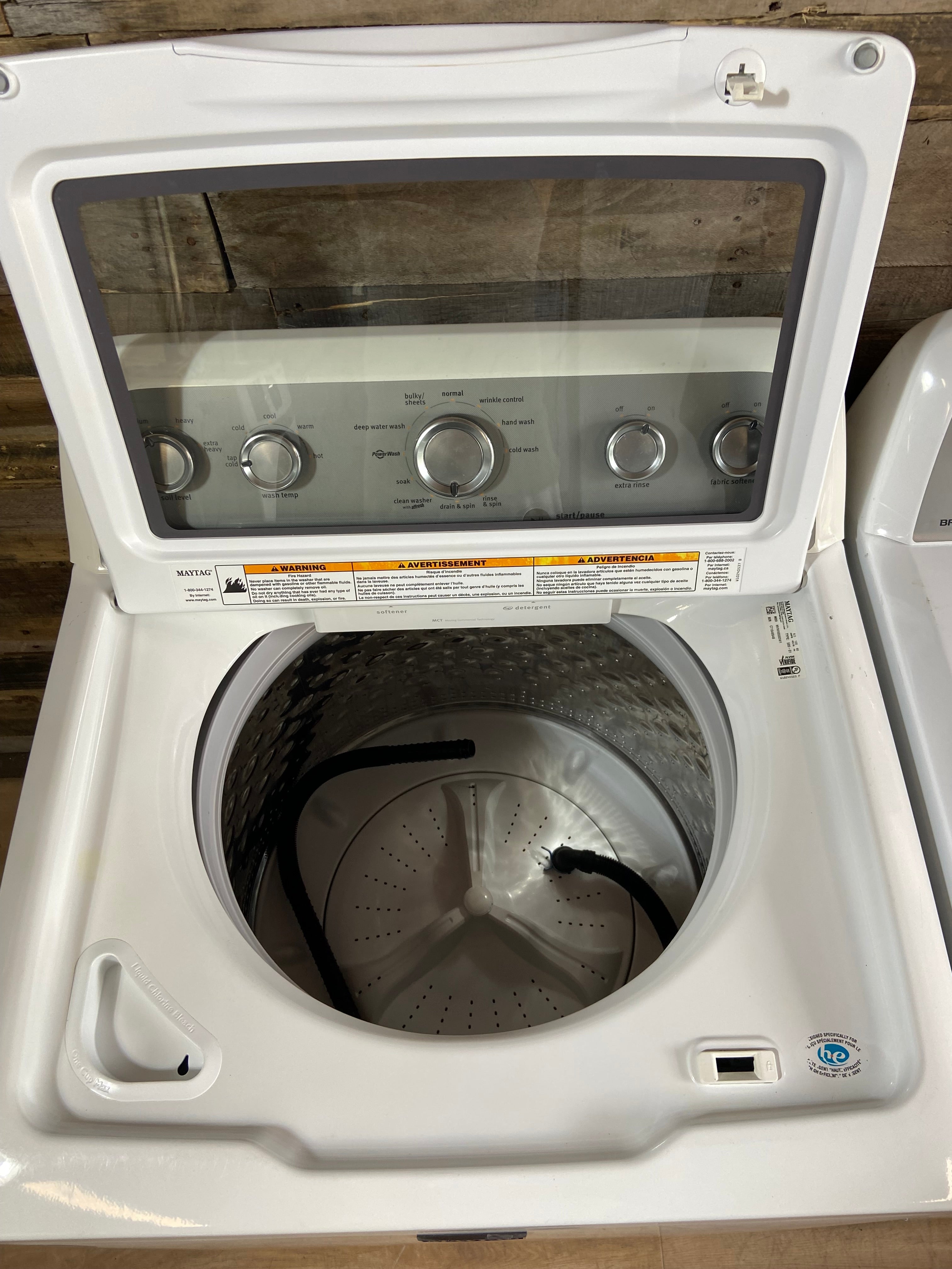Maytag Bravos MCT Washer & Dryer Set