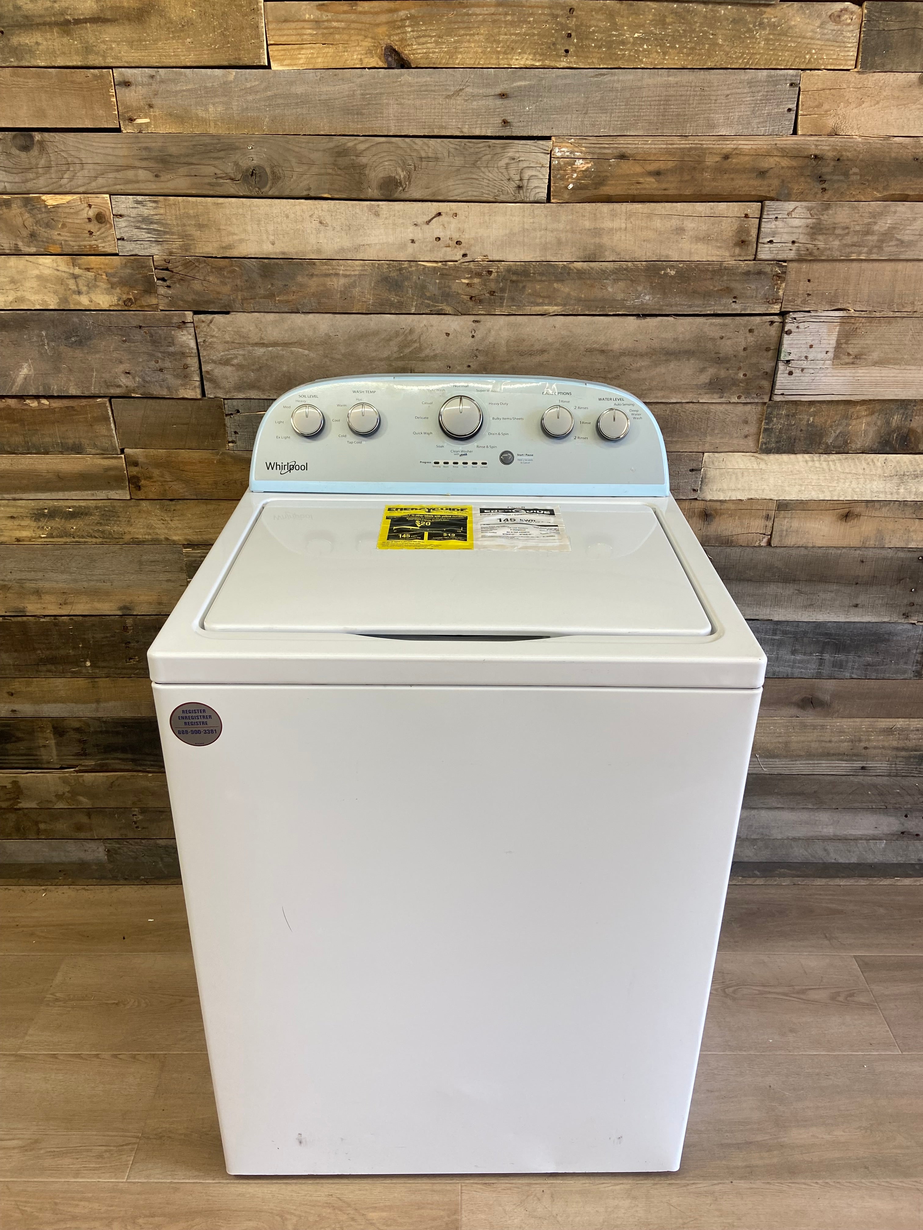Whirlpool Grey Face Top Load Washer