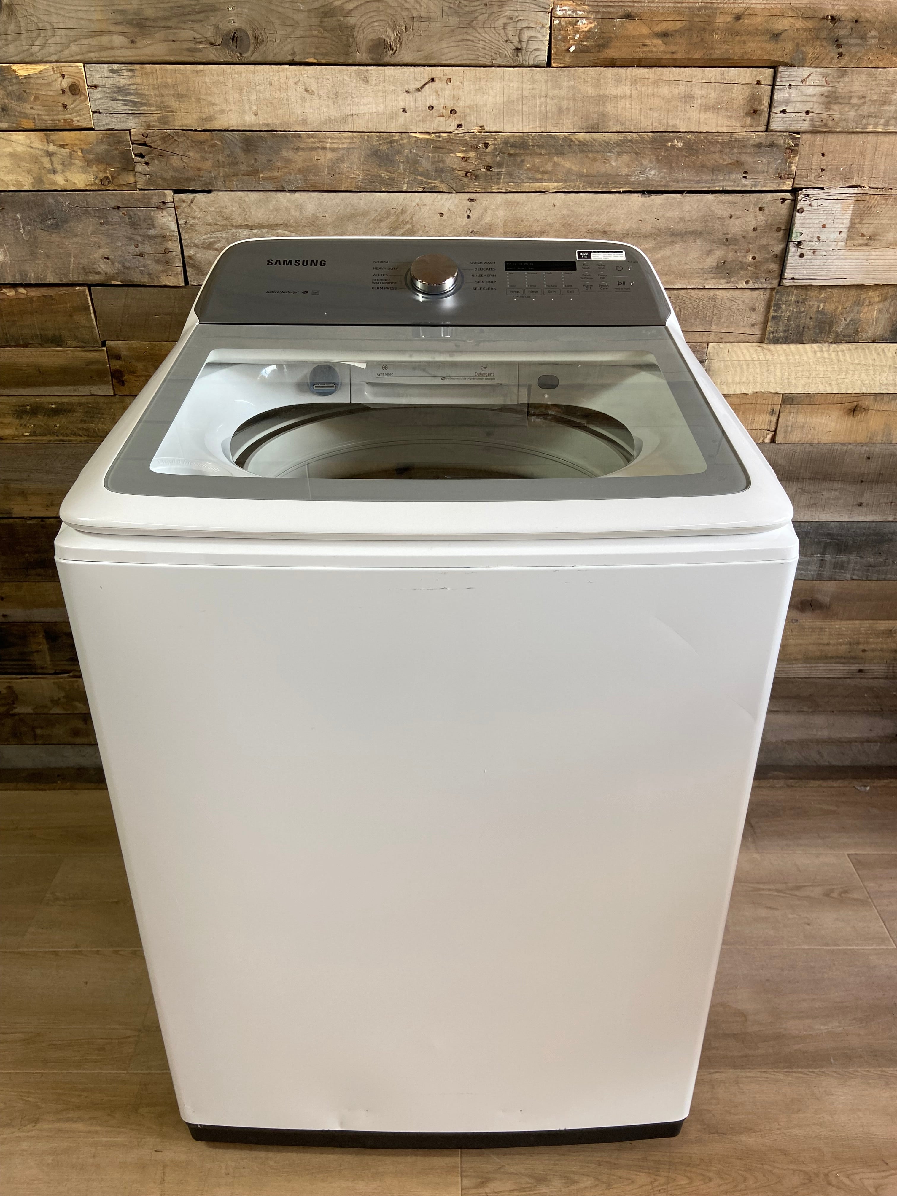 Samsung Top Load Washer with 5.0 Cu. Ft. Capacity, 10 Wash Cycles, Active WaterJet
