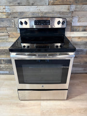 GE Stainless Glass Top Range
