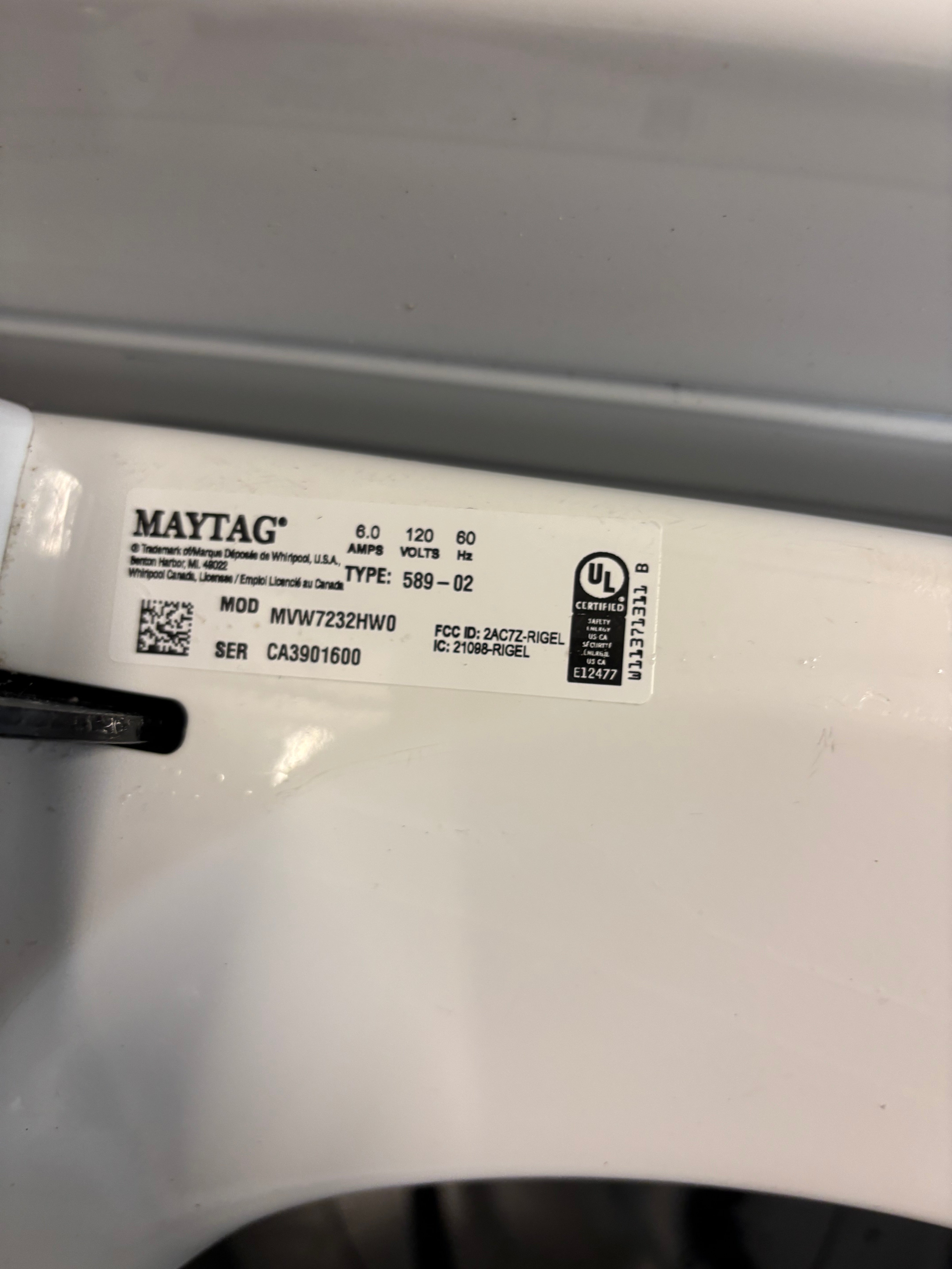 Extra Power Maytag Smart Top Load Set