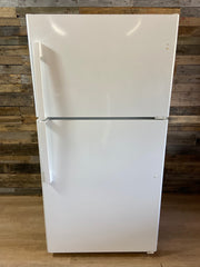 GE White Top Freezer Refrigerator
